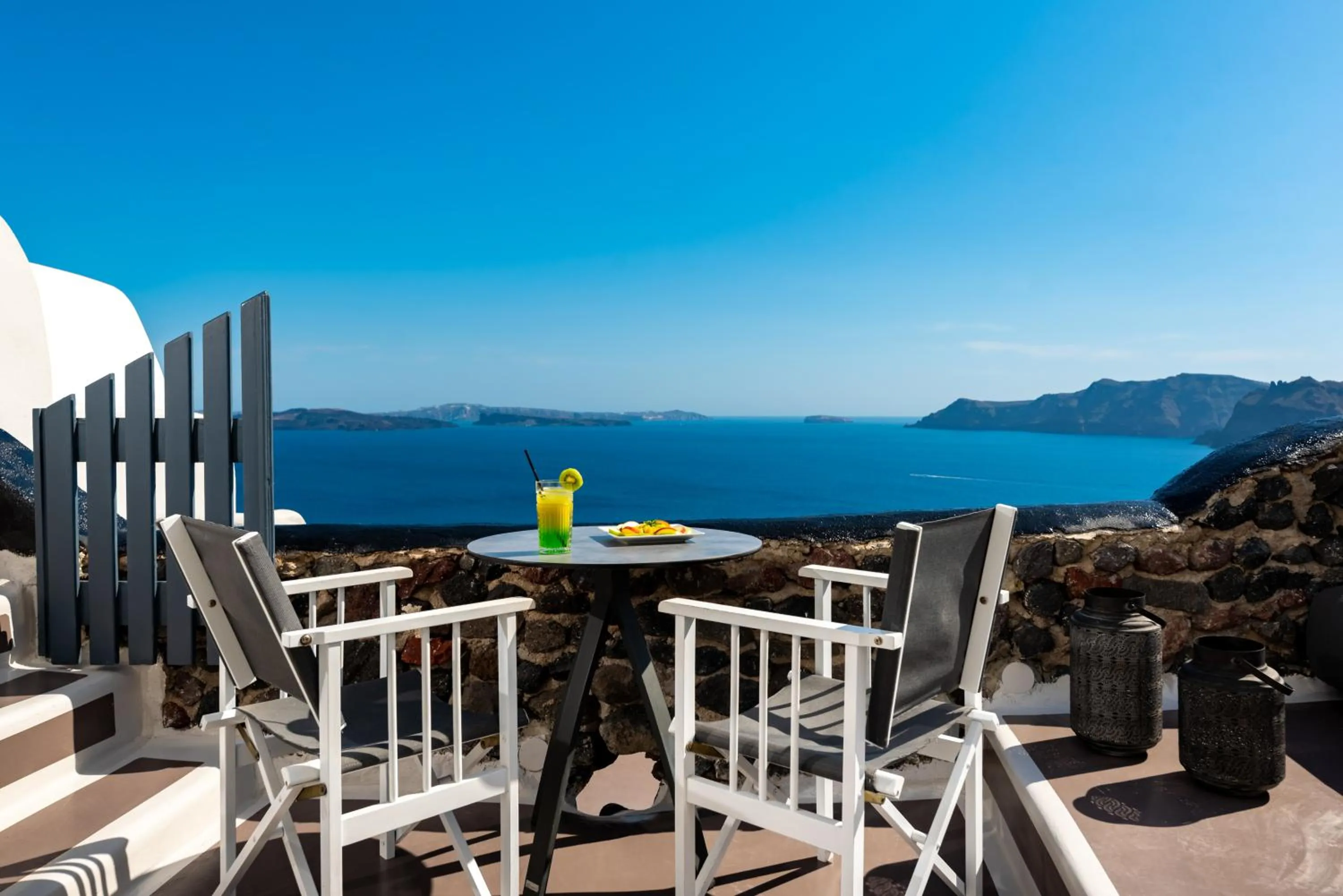 Patio in Nostos Apartments