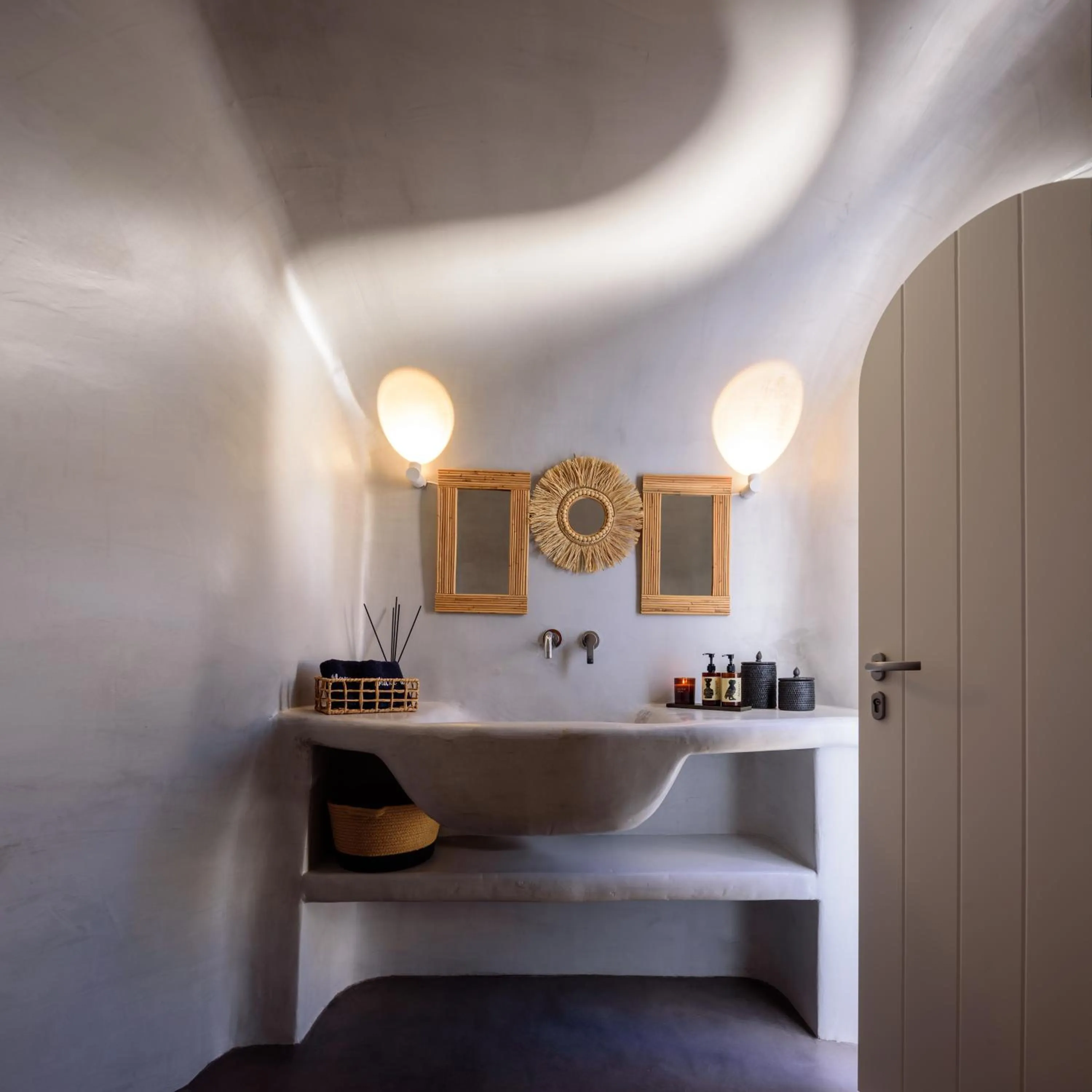Bathroom in Nostos Apartments
