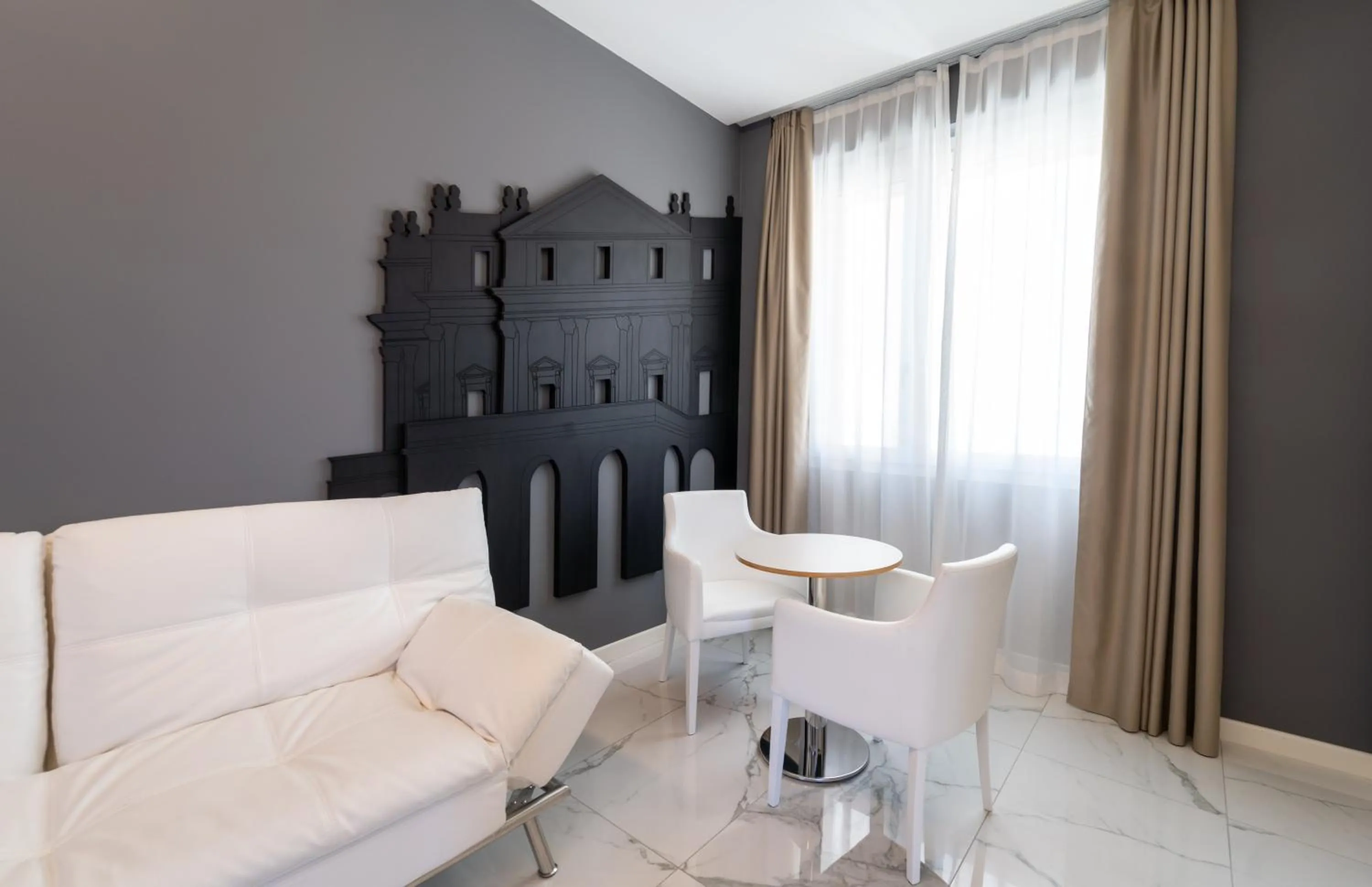 Living room in Hotel Milano Castello