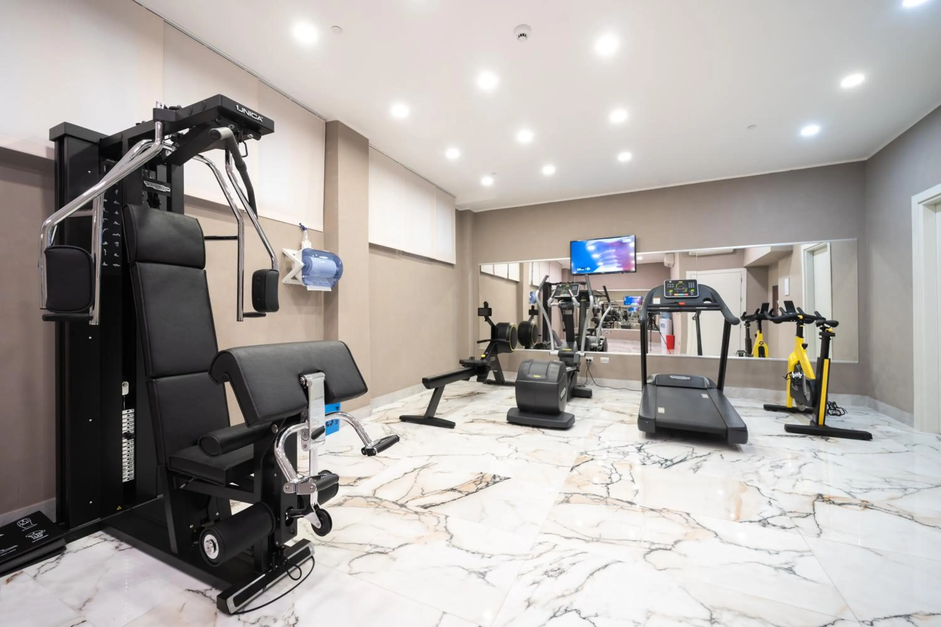 Fitness centre/facilities in Hotel Milano Castello