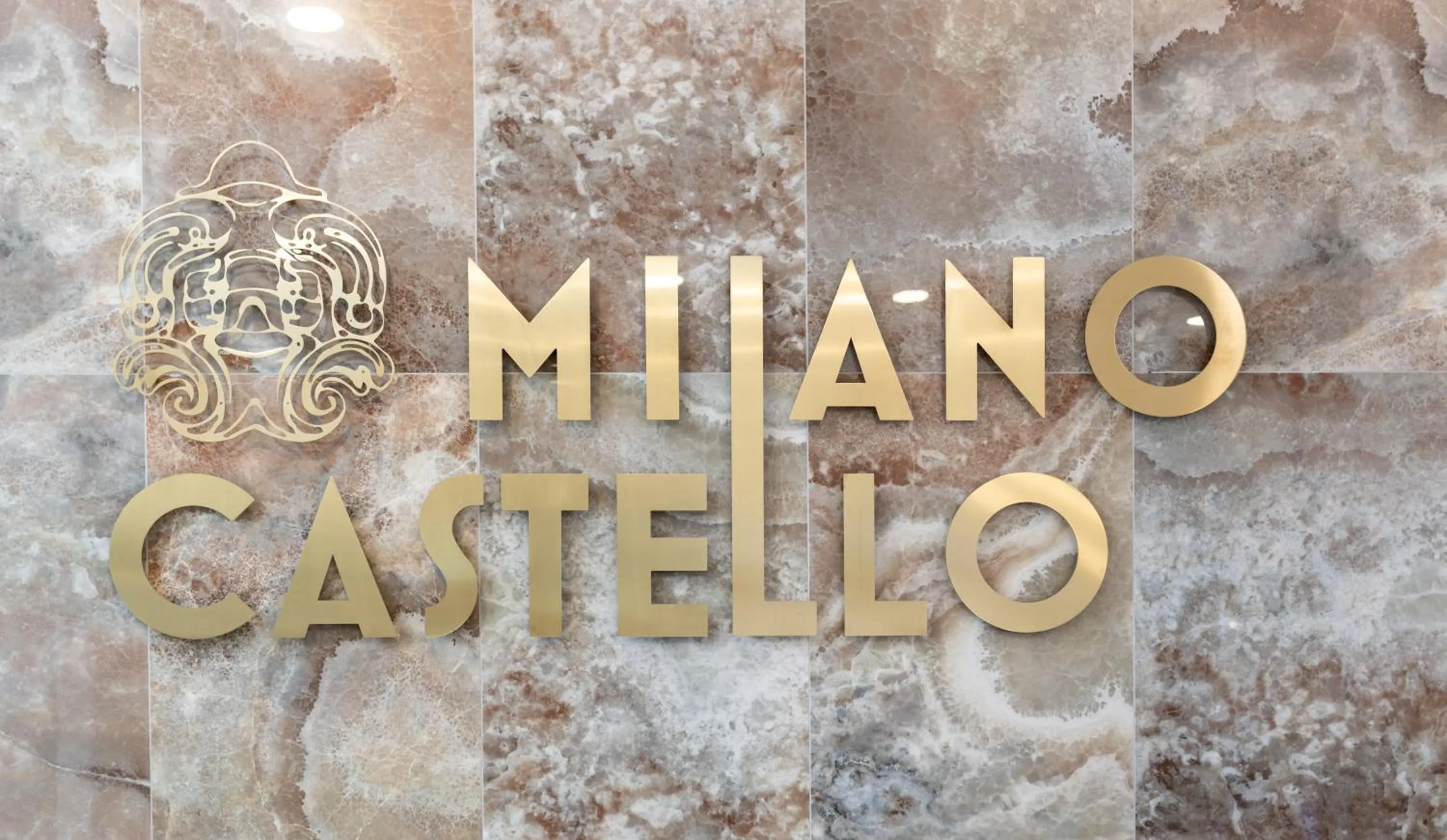 Property logo or sign in Hotel Milano Castello