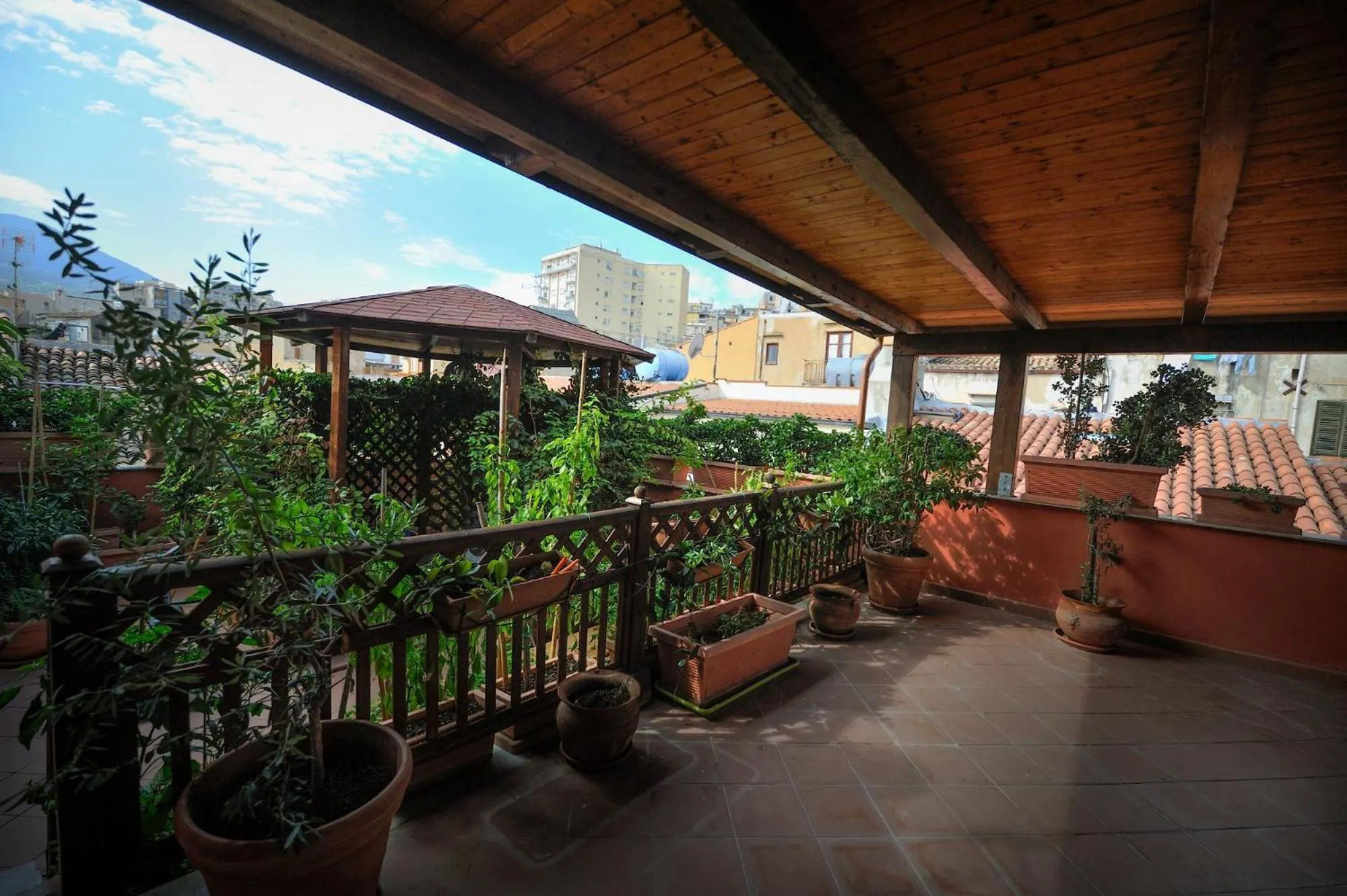 Patio in Hotel Piccolo