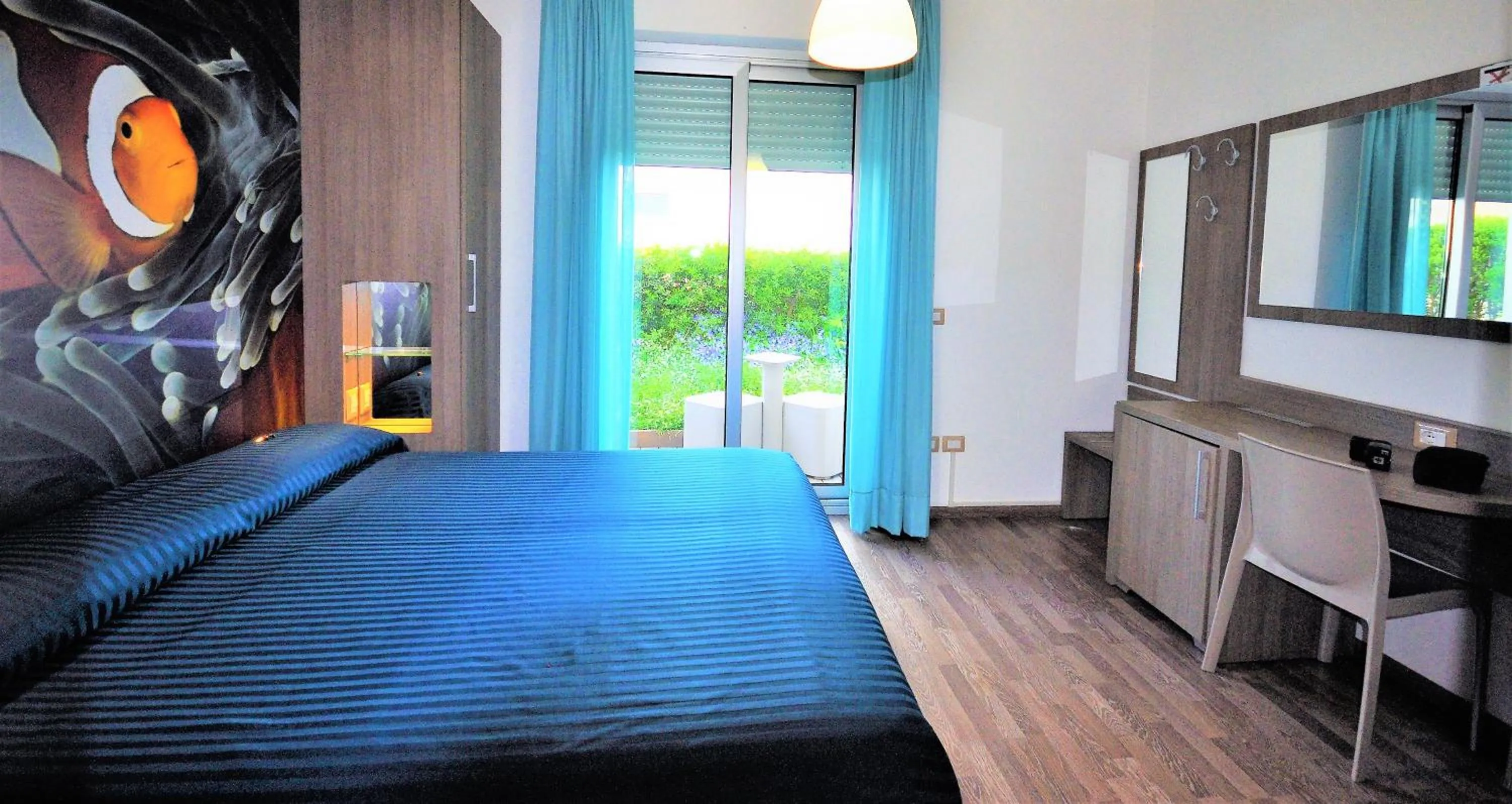 Bed in Hotel Miramare