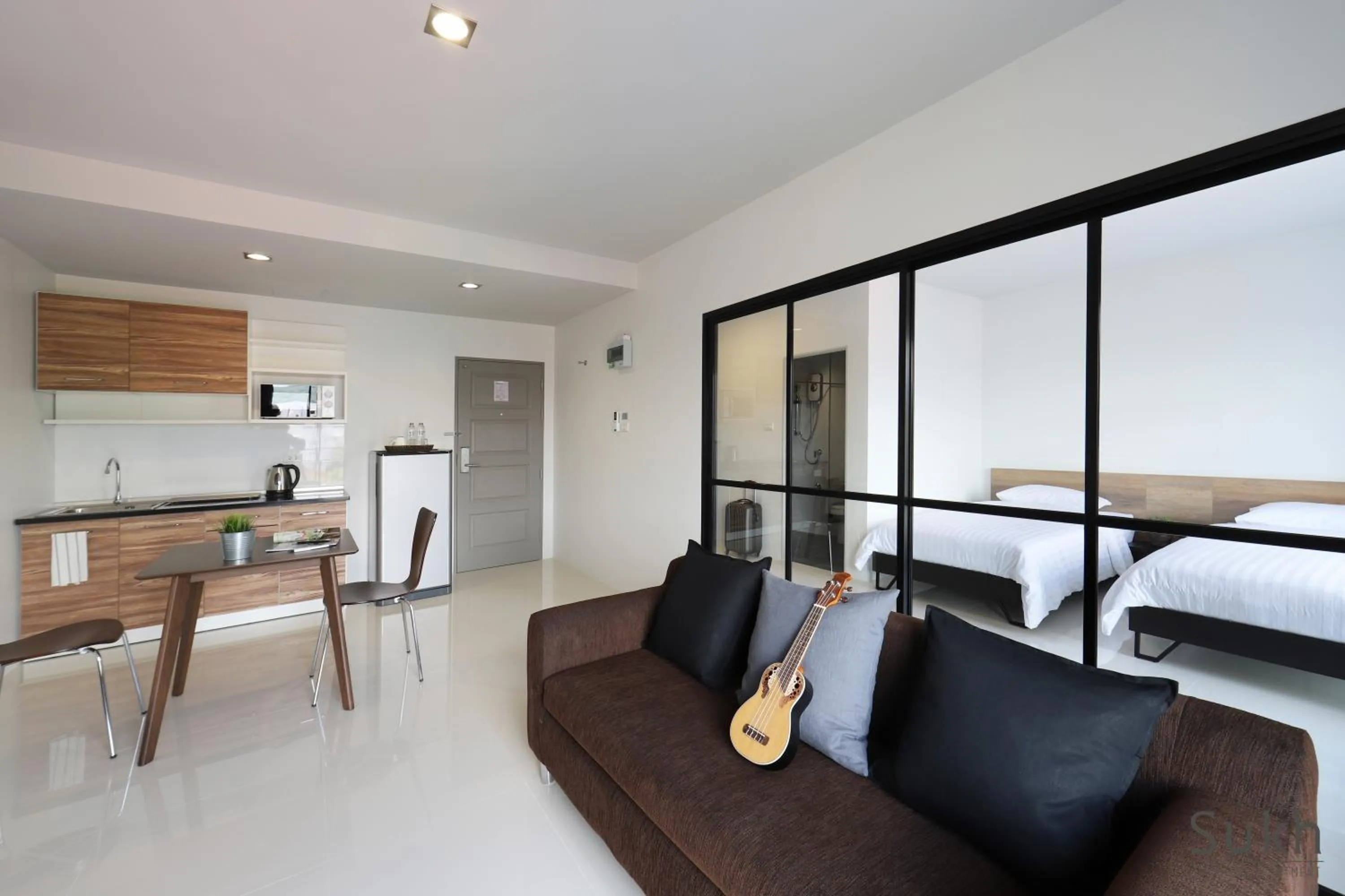 Bed in Sukh Serviced Apartment