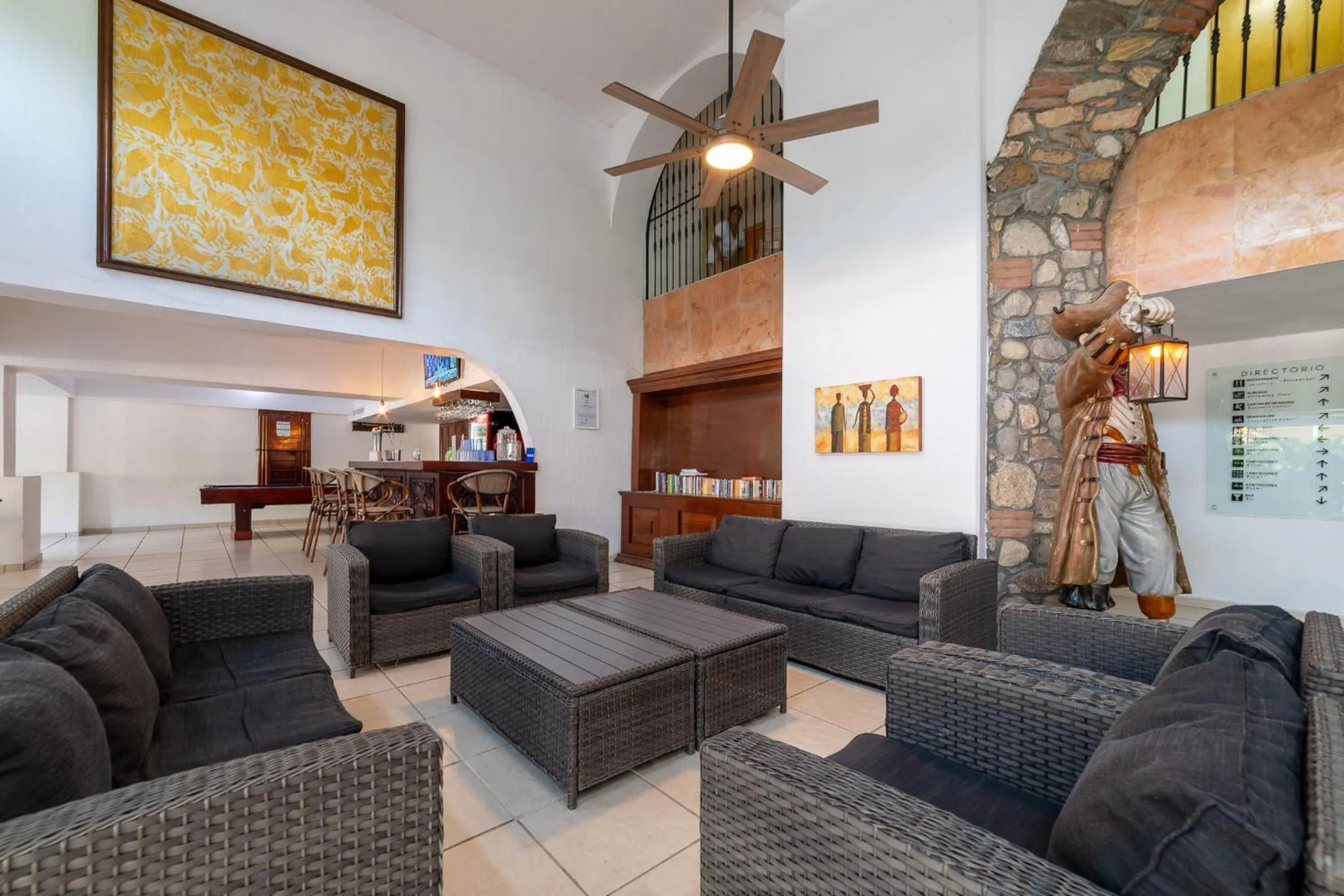 Living room in Hotel Castillo Huatulco & Beach Club