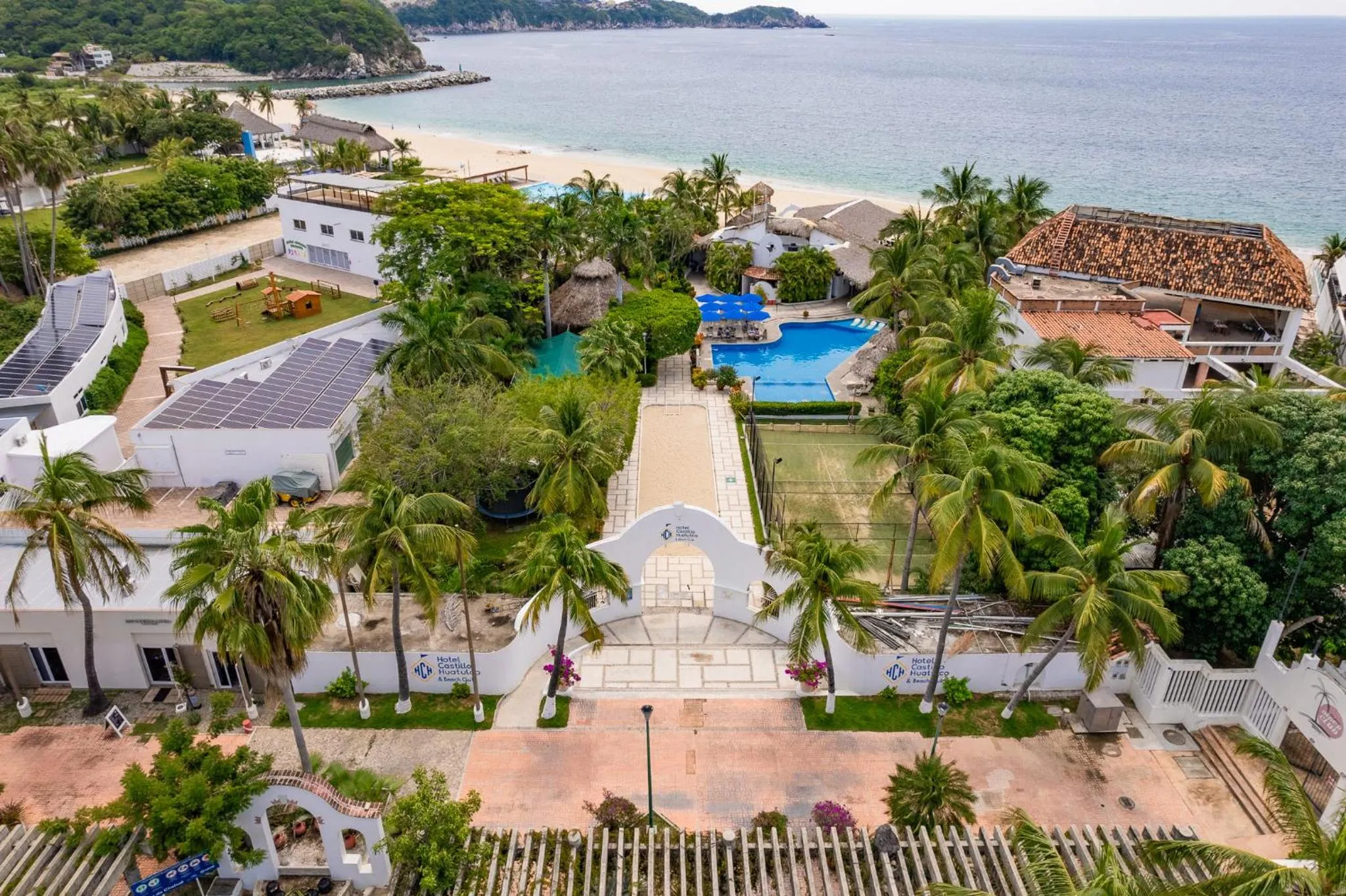 Bird's eye view in Hotel Castillo Huatulco & Beach Club