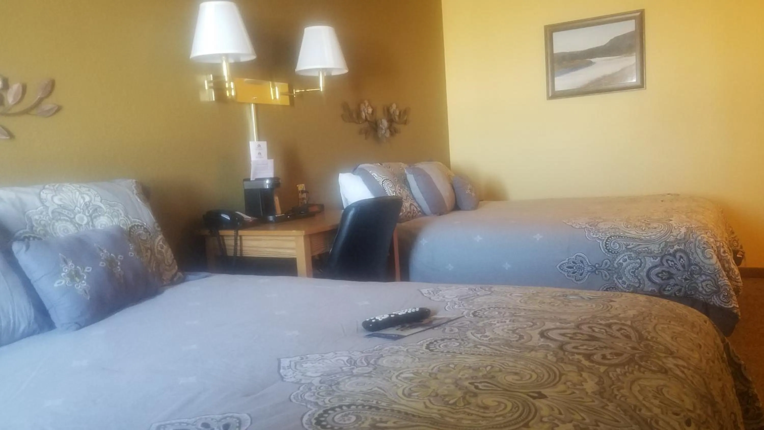 Bed in Americas Best Value Inn Kadoka