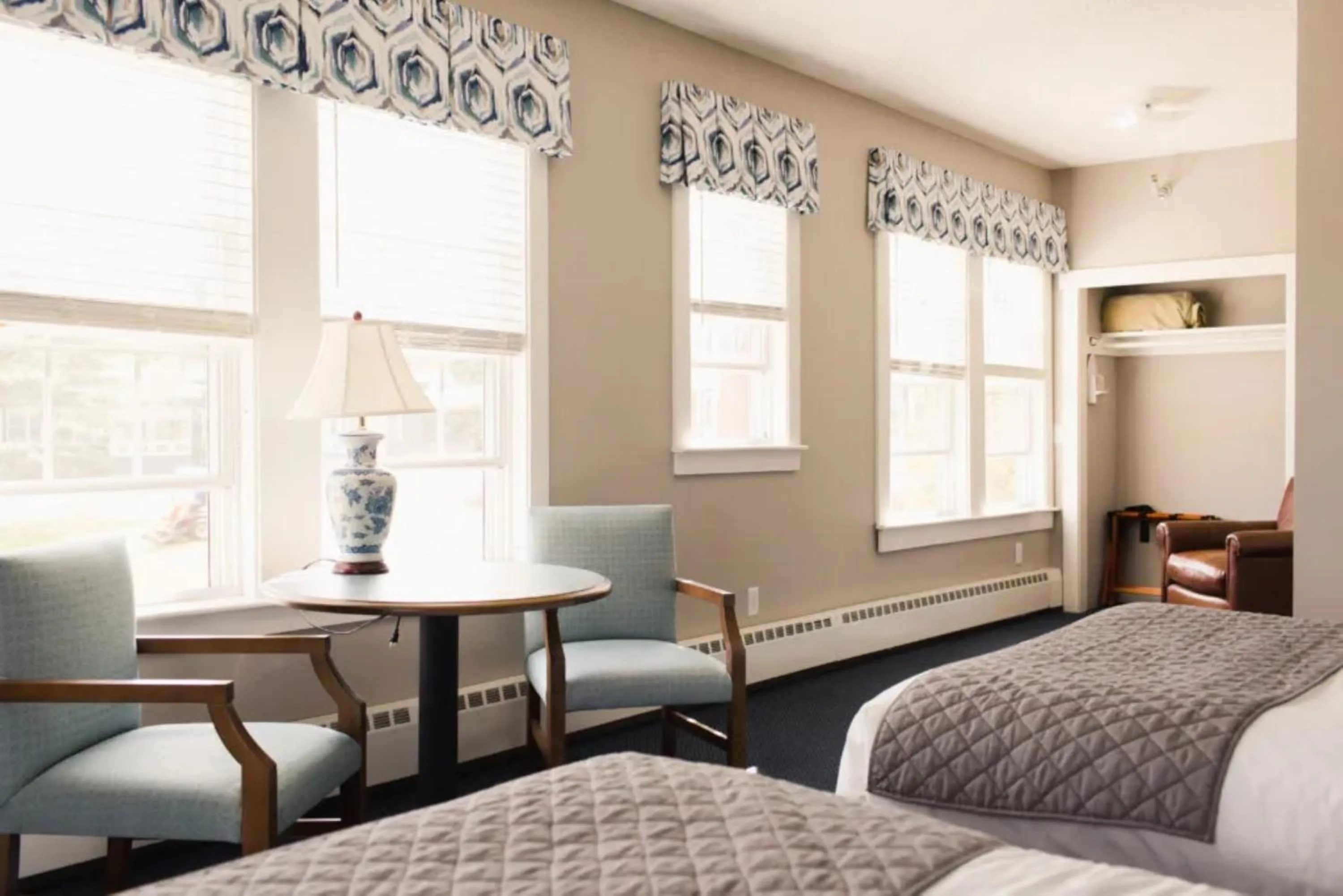 Bed in Sebasco Harbor Resort & Golf Club