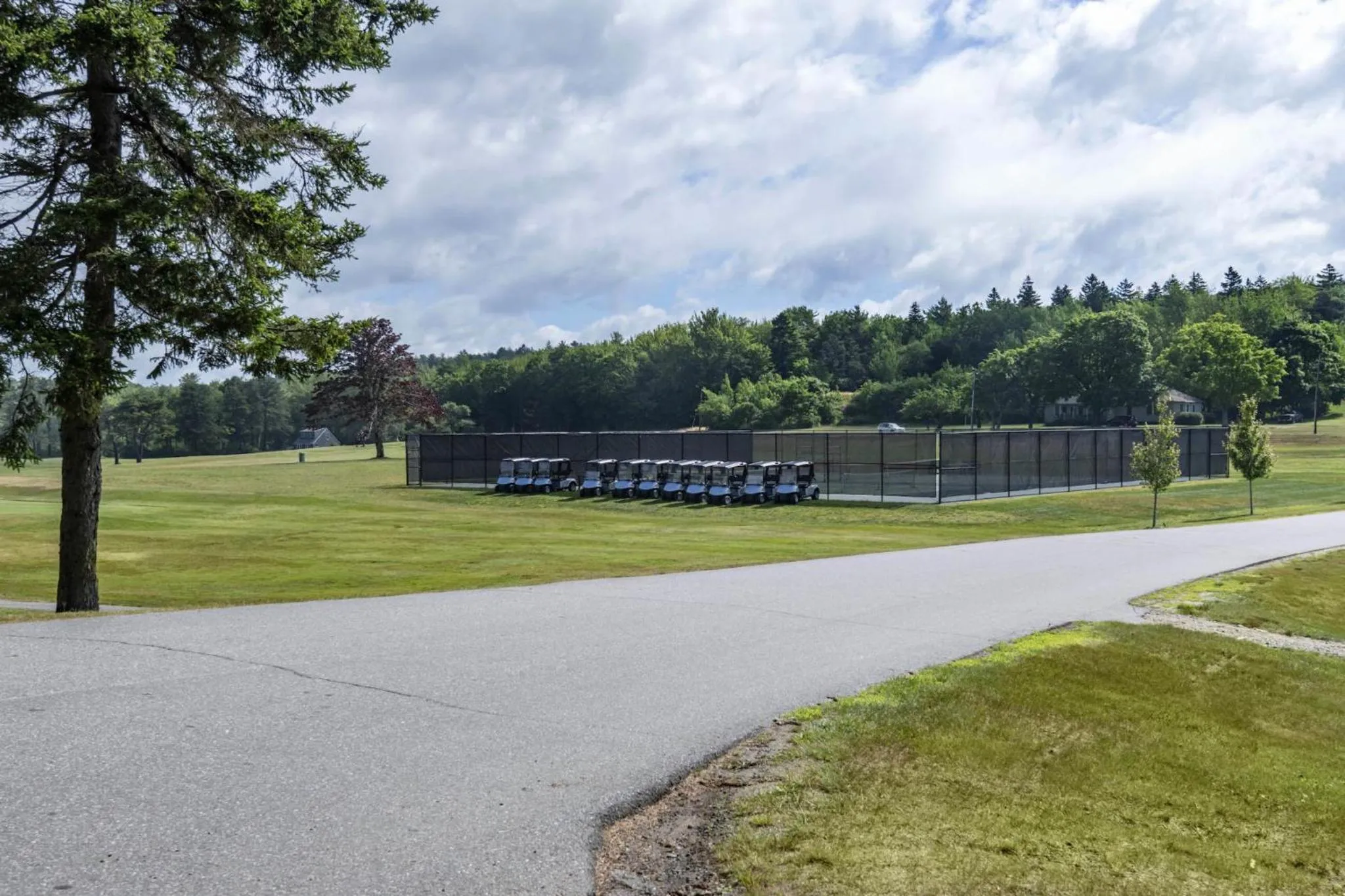 Tennis court in Sebasco Harbor Resort & Golf Club