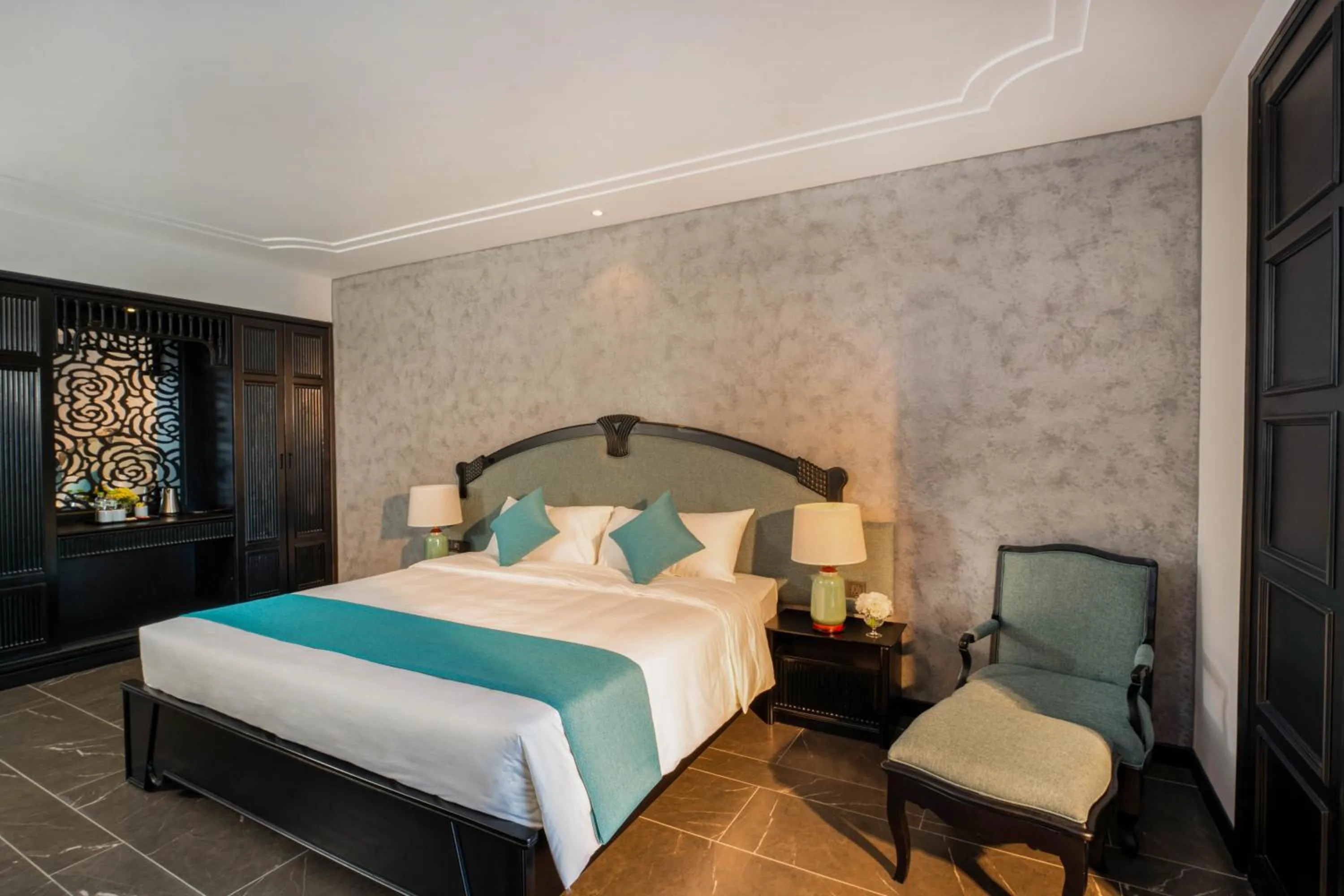 Bed in Dankbaar Resort Quy Nhon