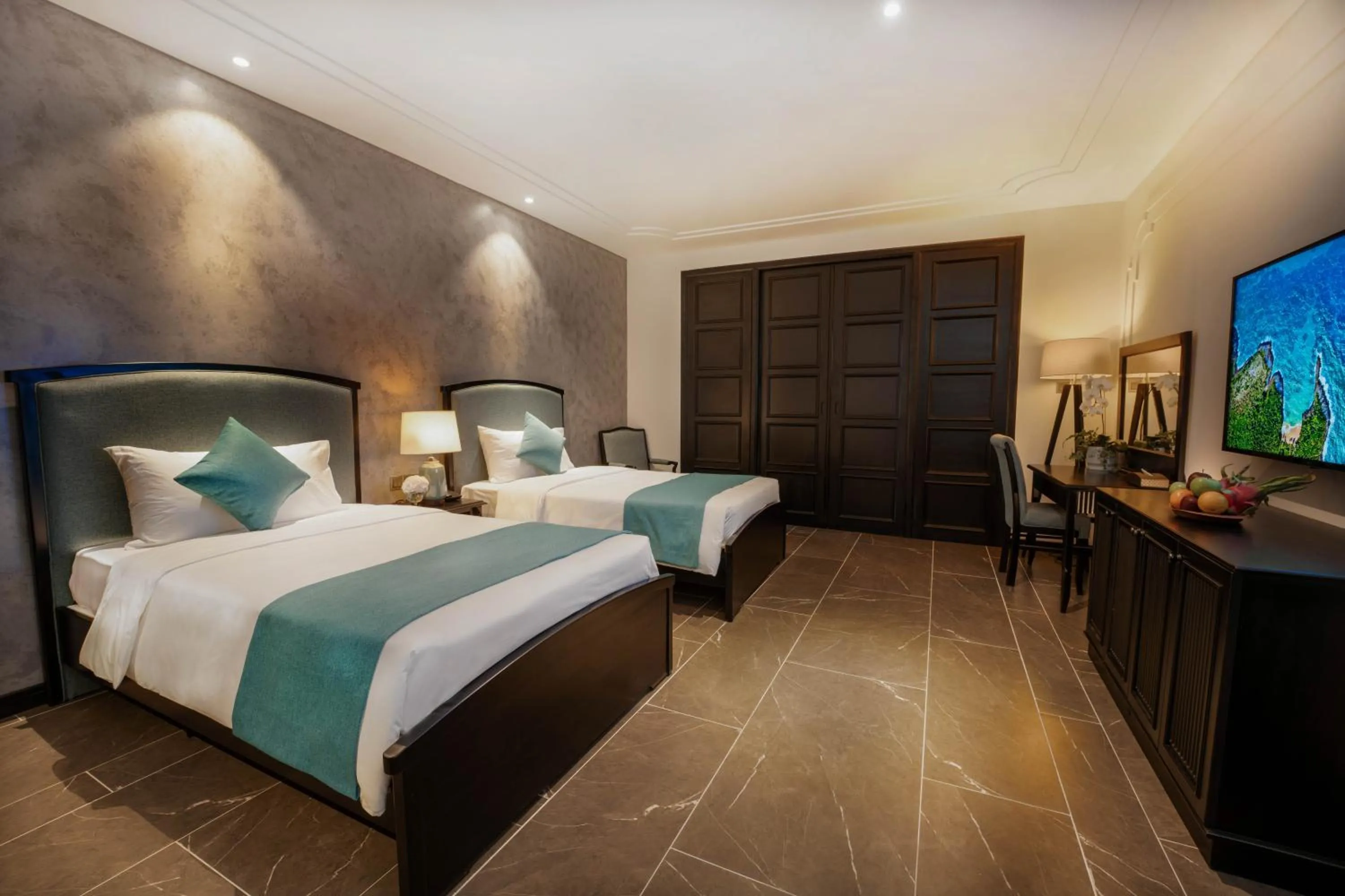 Bed in Dankbaar Resort Quy Nhon