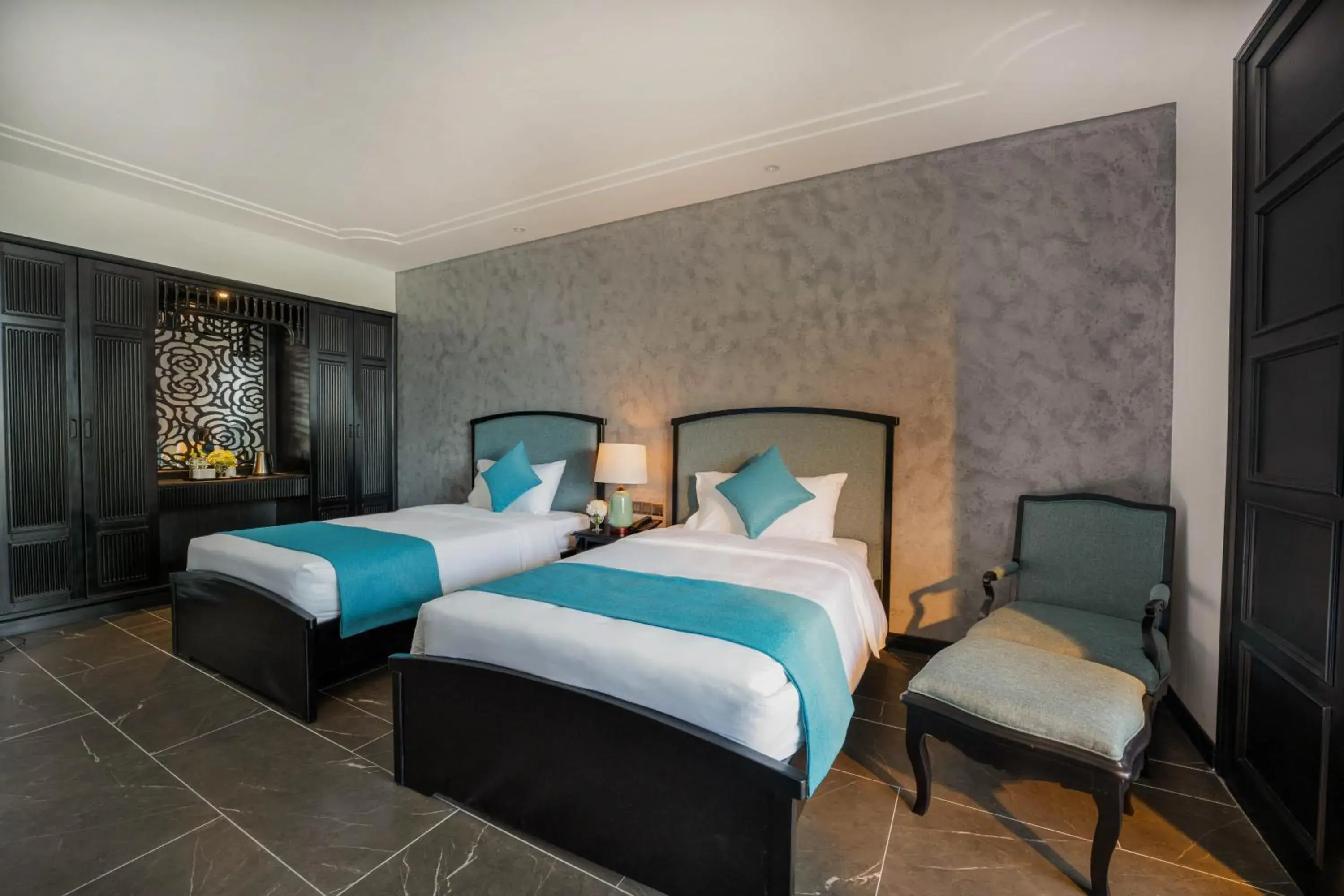 Deluxe Twin Room in Dankbaar Resort Quy Nhon Deluxe Twin Room in Dankbaar Resort Quy Nhon