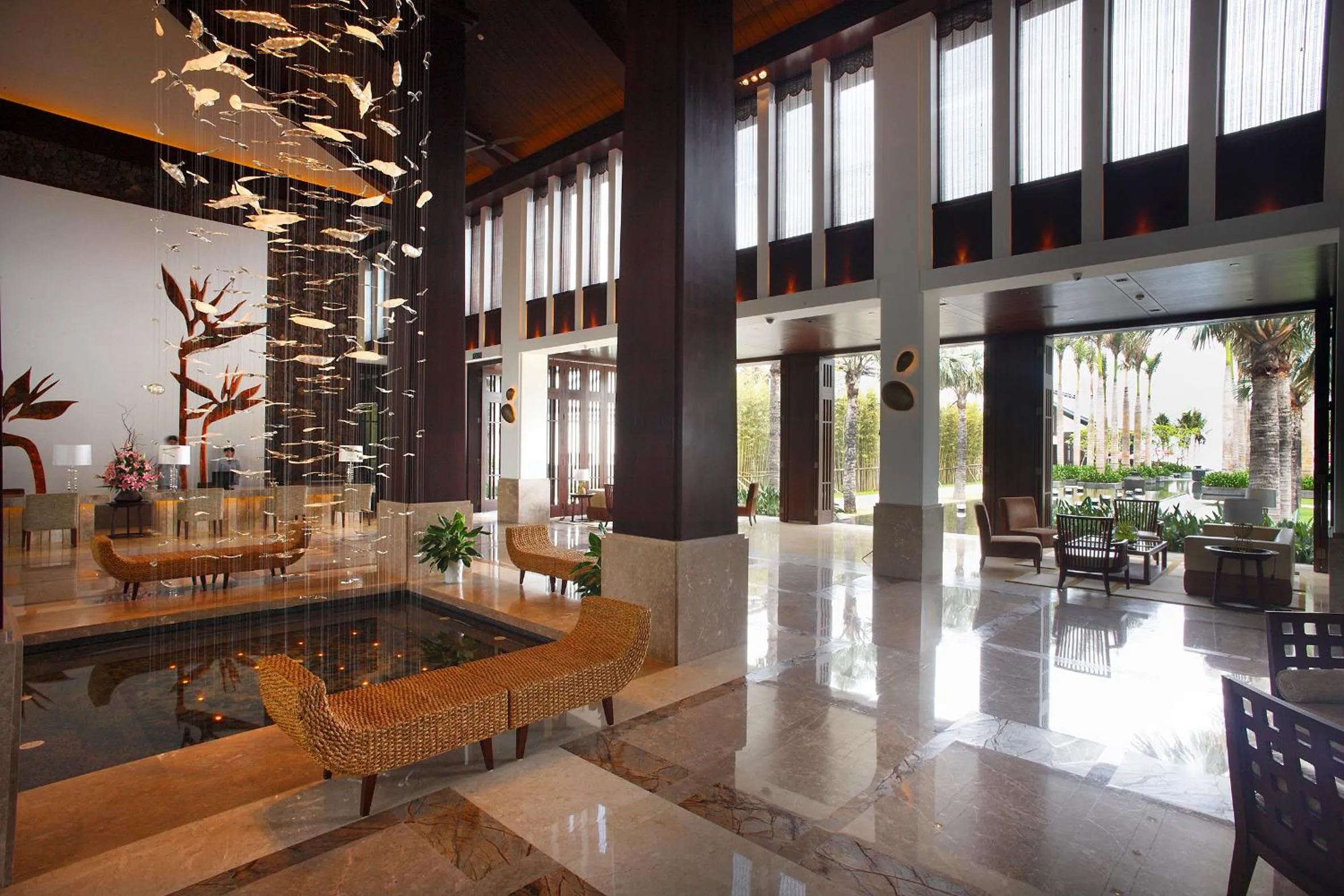 Lobby or reception in Narada Resort & Spa Perfume Bay Sanya - All Villas