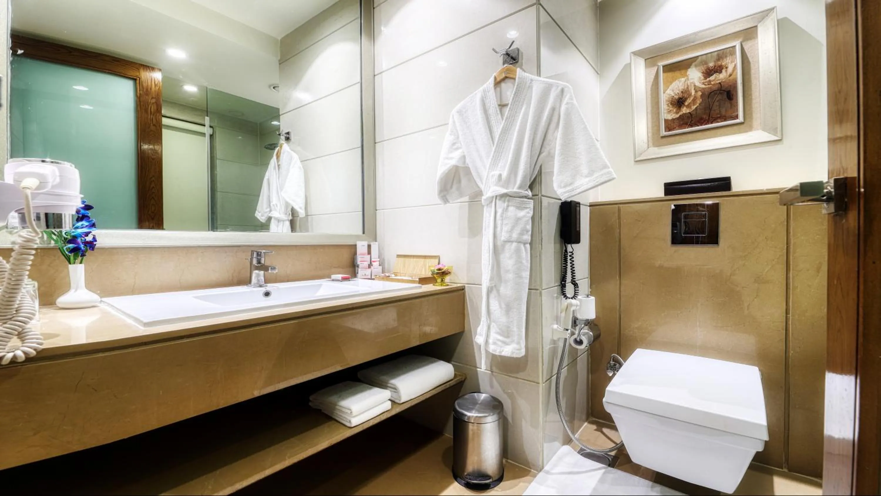 Bathroom in Ramada Gurgaon Central