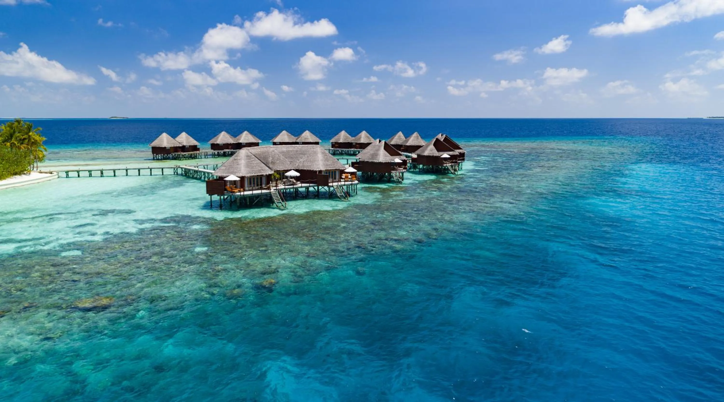 Bird's eye view in V Villas Maldives at Mirihi - MGallery Collection