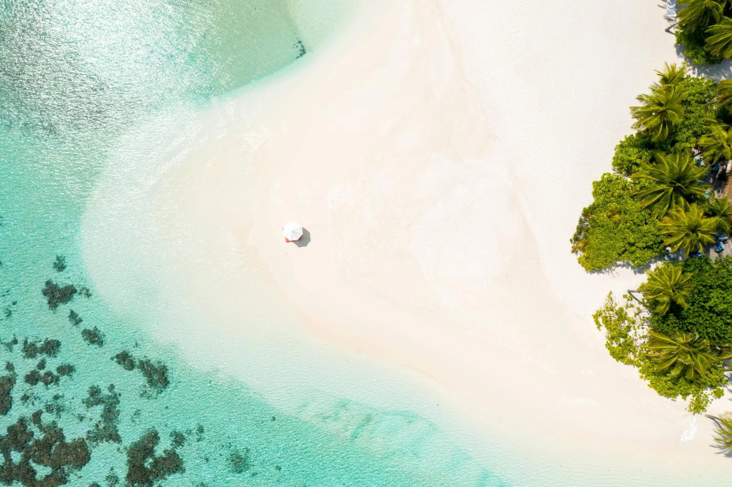 Bird's eye view in V Villas Maldives at Mirihi - MGallery Collection