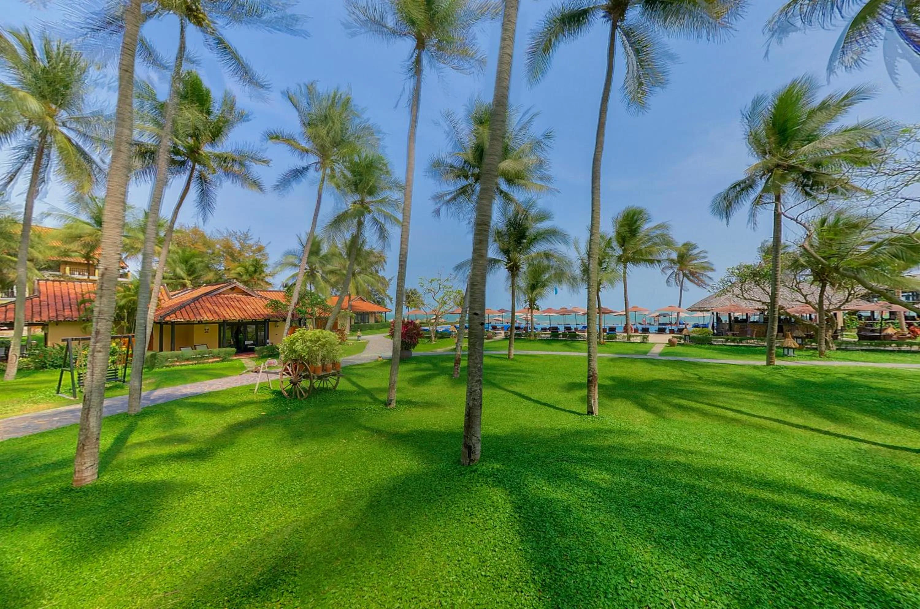 Garden view in Seahorse Resort & Spa