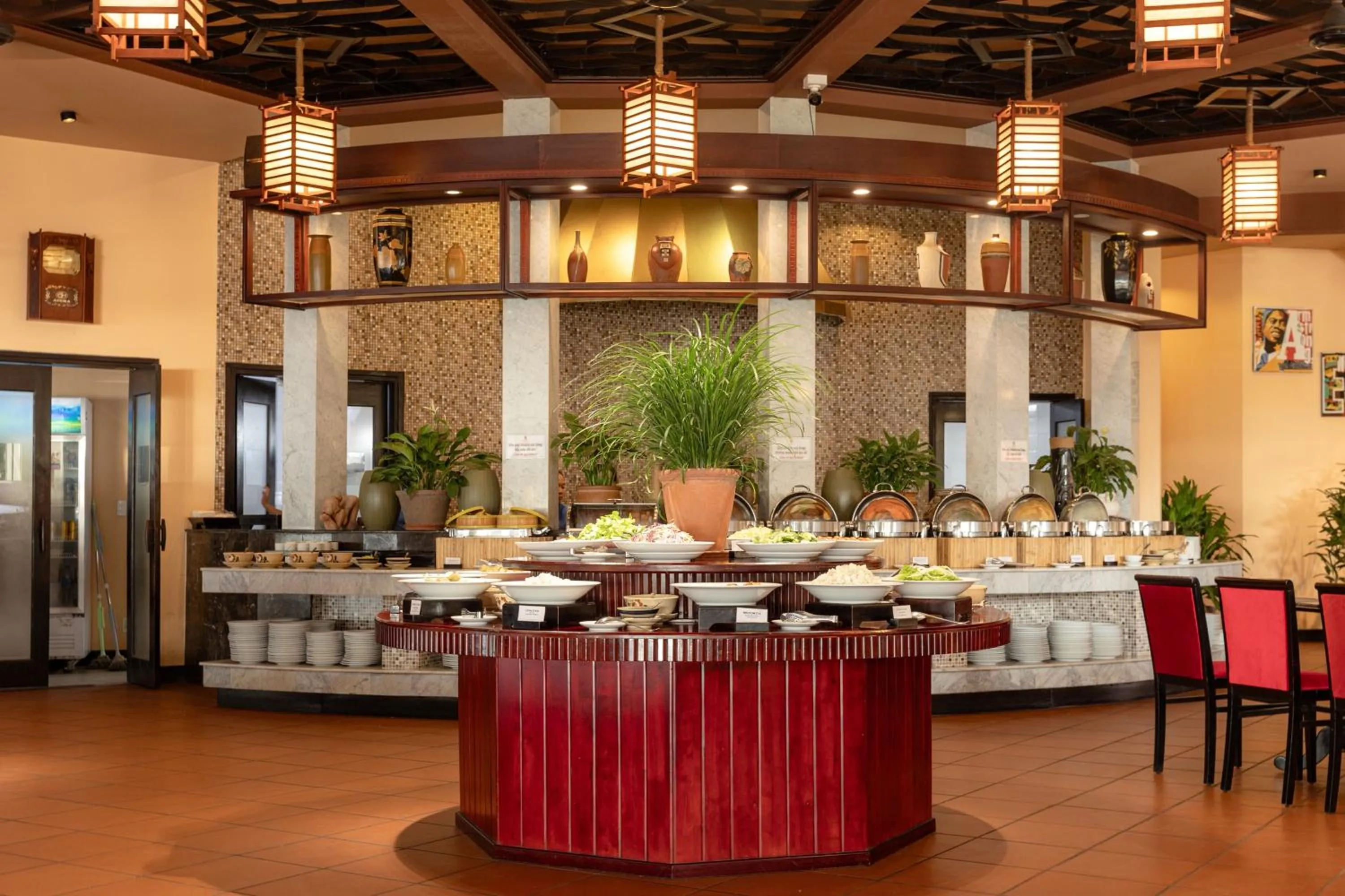 Buffet breakfast in Seahorse Resort & Spa