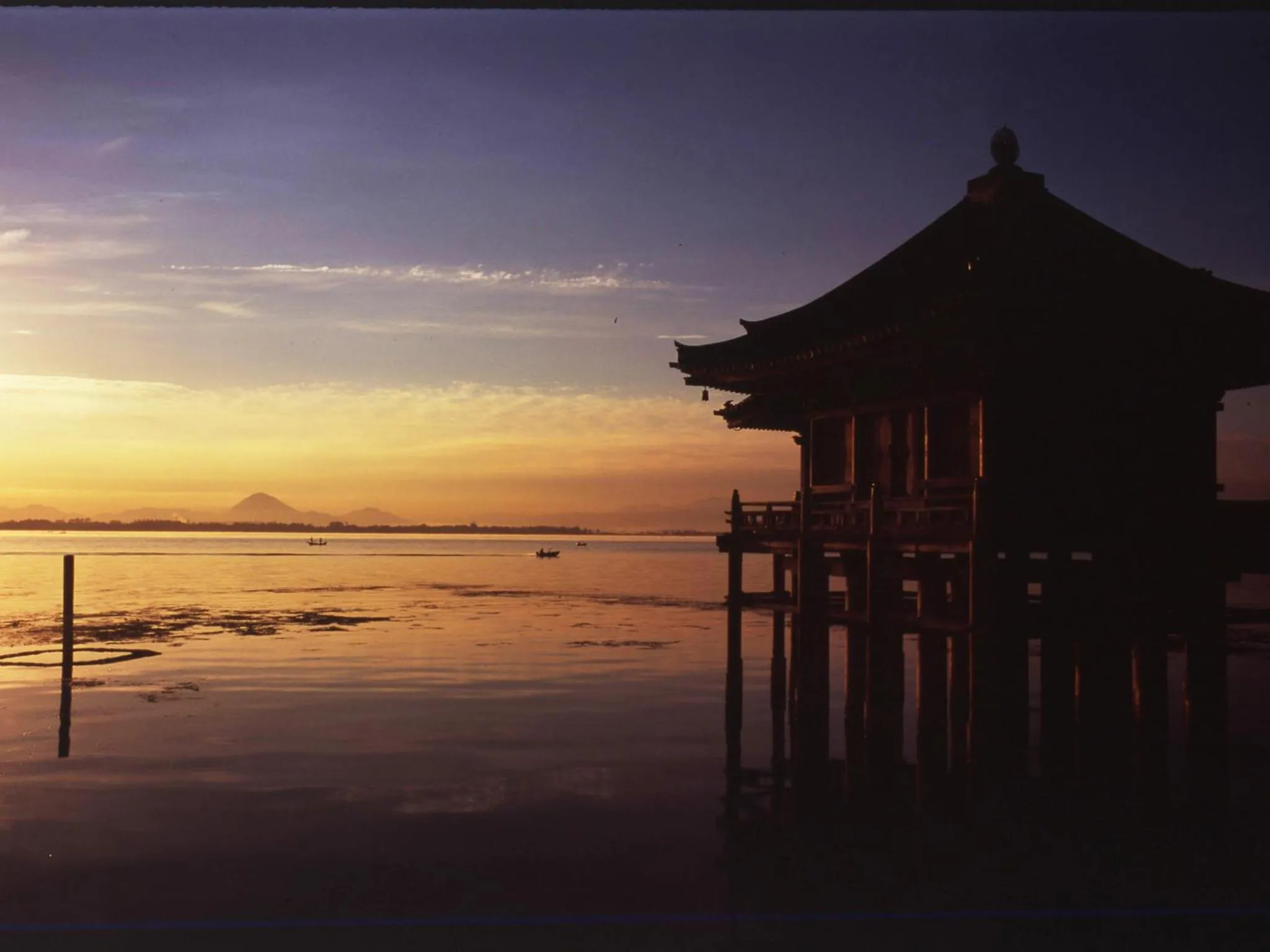 Natural landscape in Lake Biwa Otsu Prince Hotel