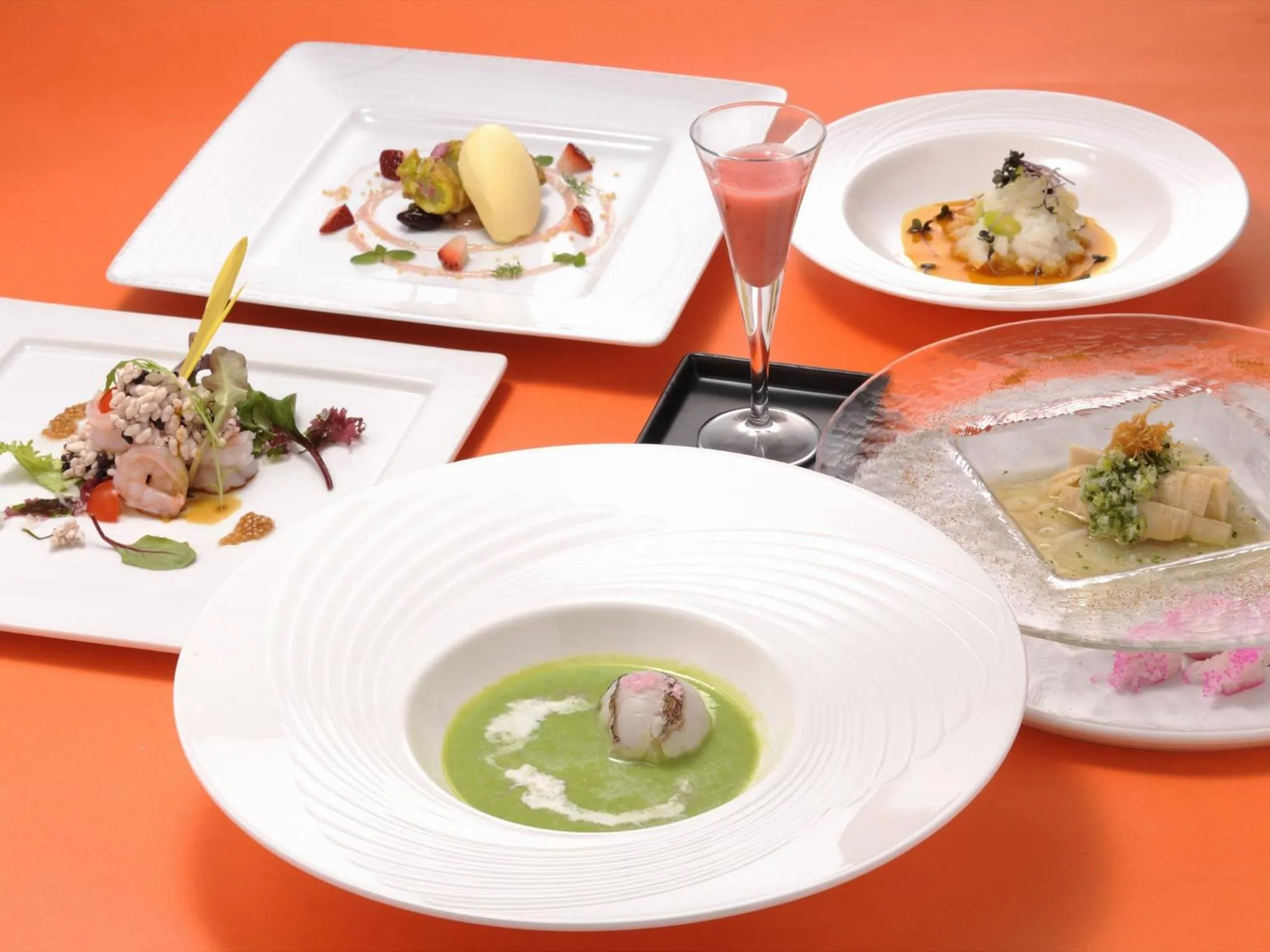 Food close-up in Lake Biwa Otsu Prince Hotel