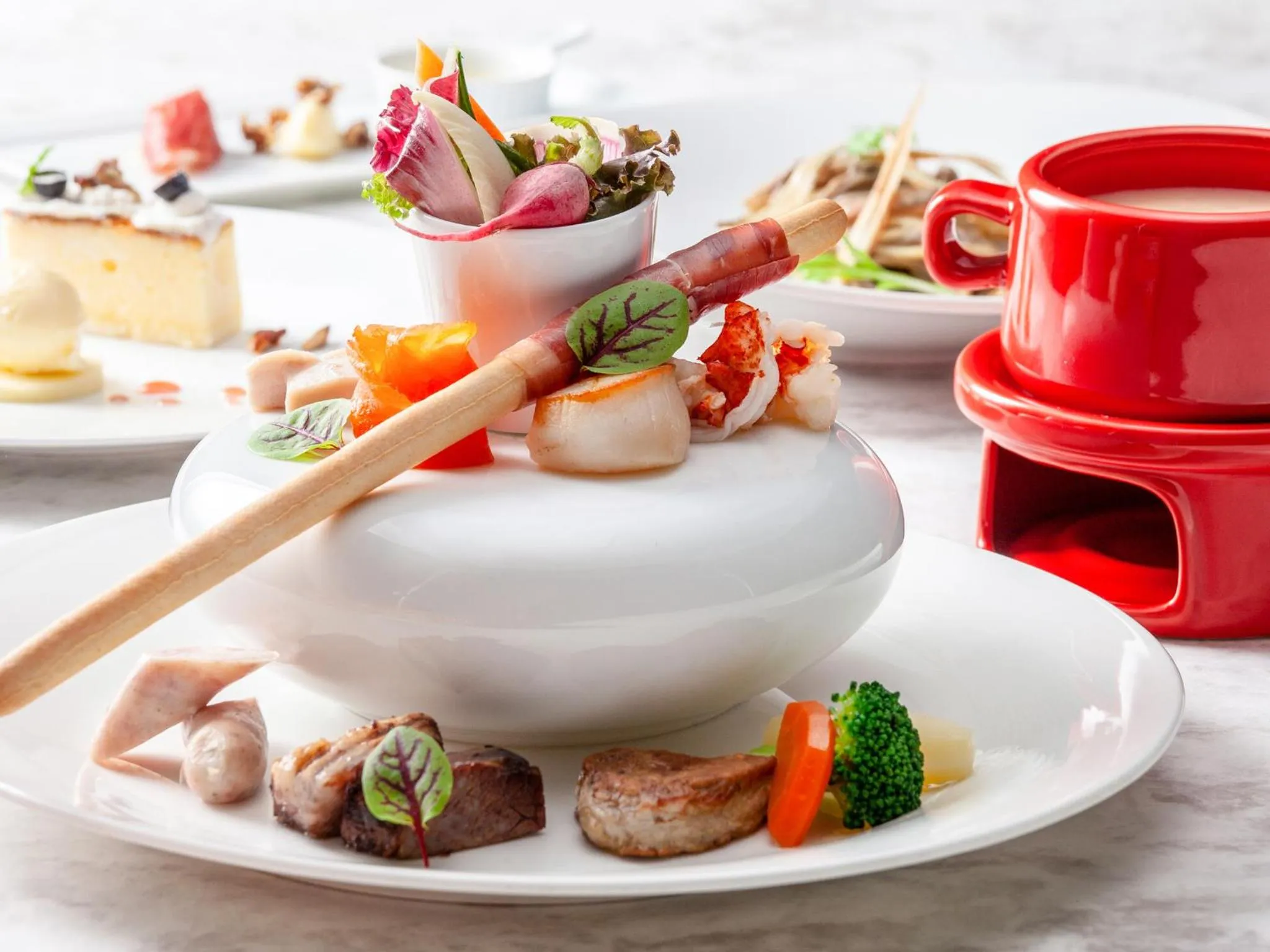 Food and drinks in Lake Biwa Otsu Prince Hotel