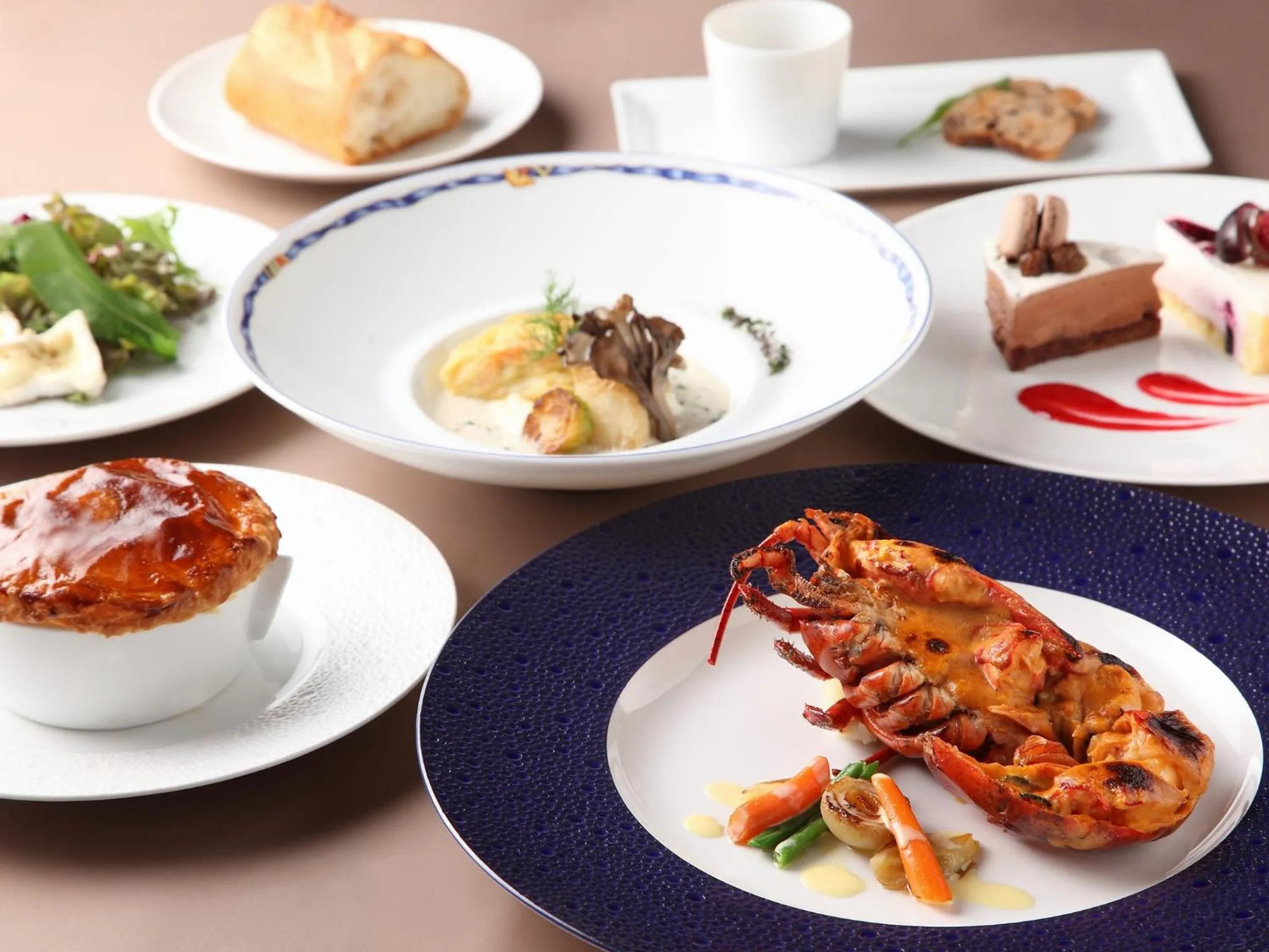 Food close-up in Lake Biwa Otsu Prince Hotel