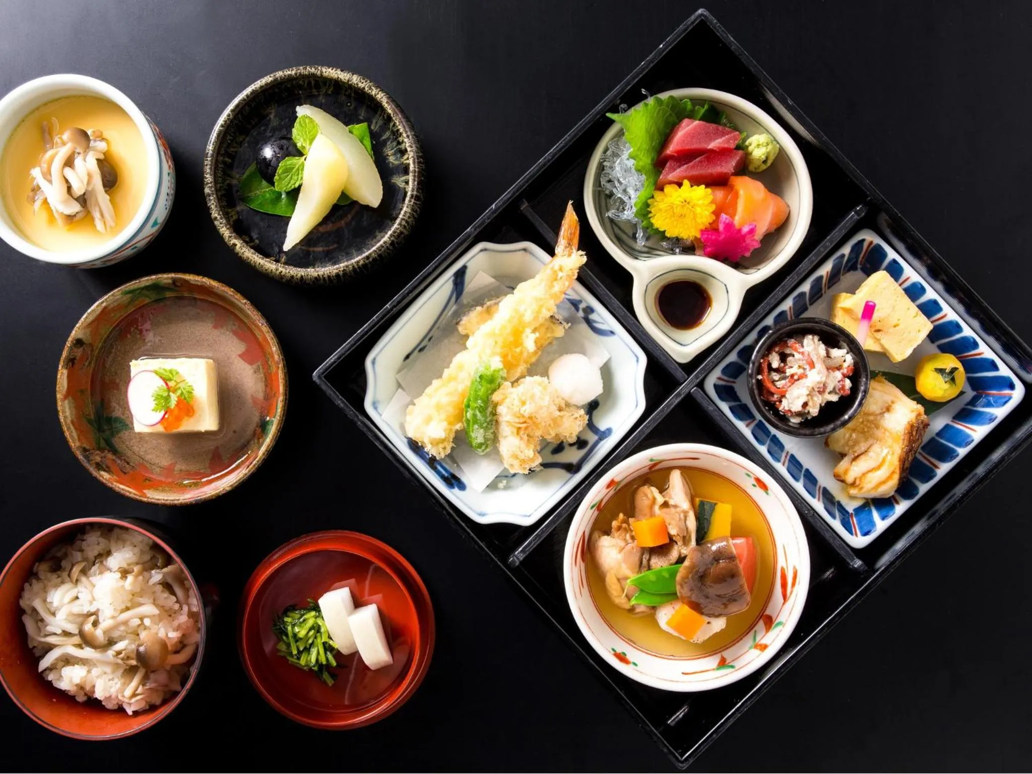 Food and drinks in Lake Biwa Otsu Prince Hotel