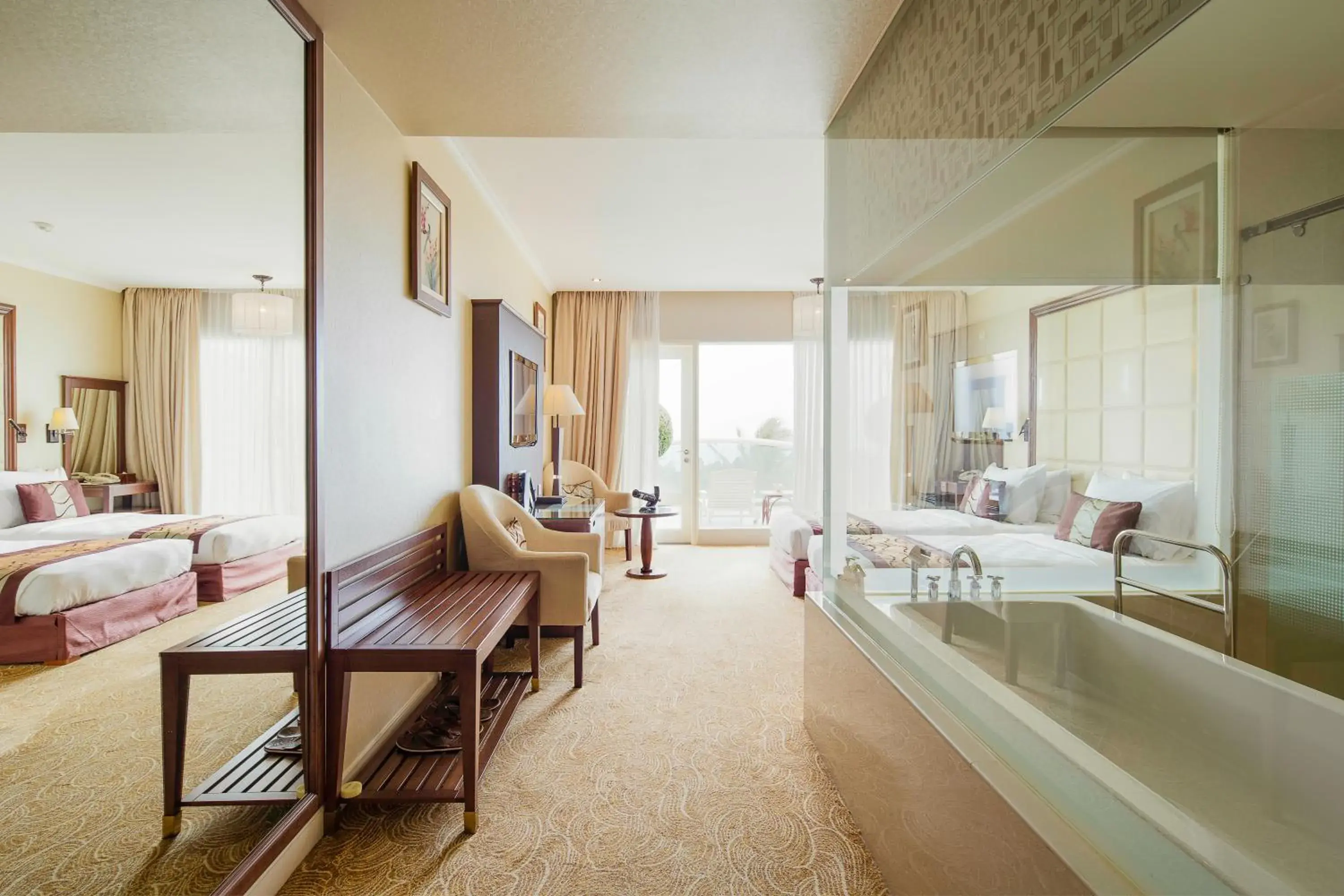 Superior Double or Twin Room with Sea View in Sea Links Beach Hotel Superior Double or Twin Room with Sea View in Sea Links Beach Hotel