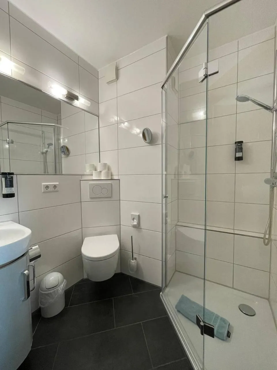 Shower in Hotel Deichvoigt