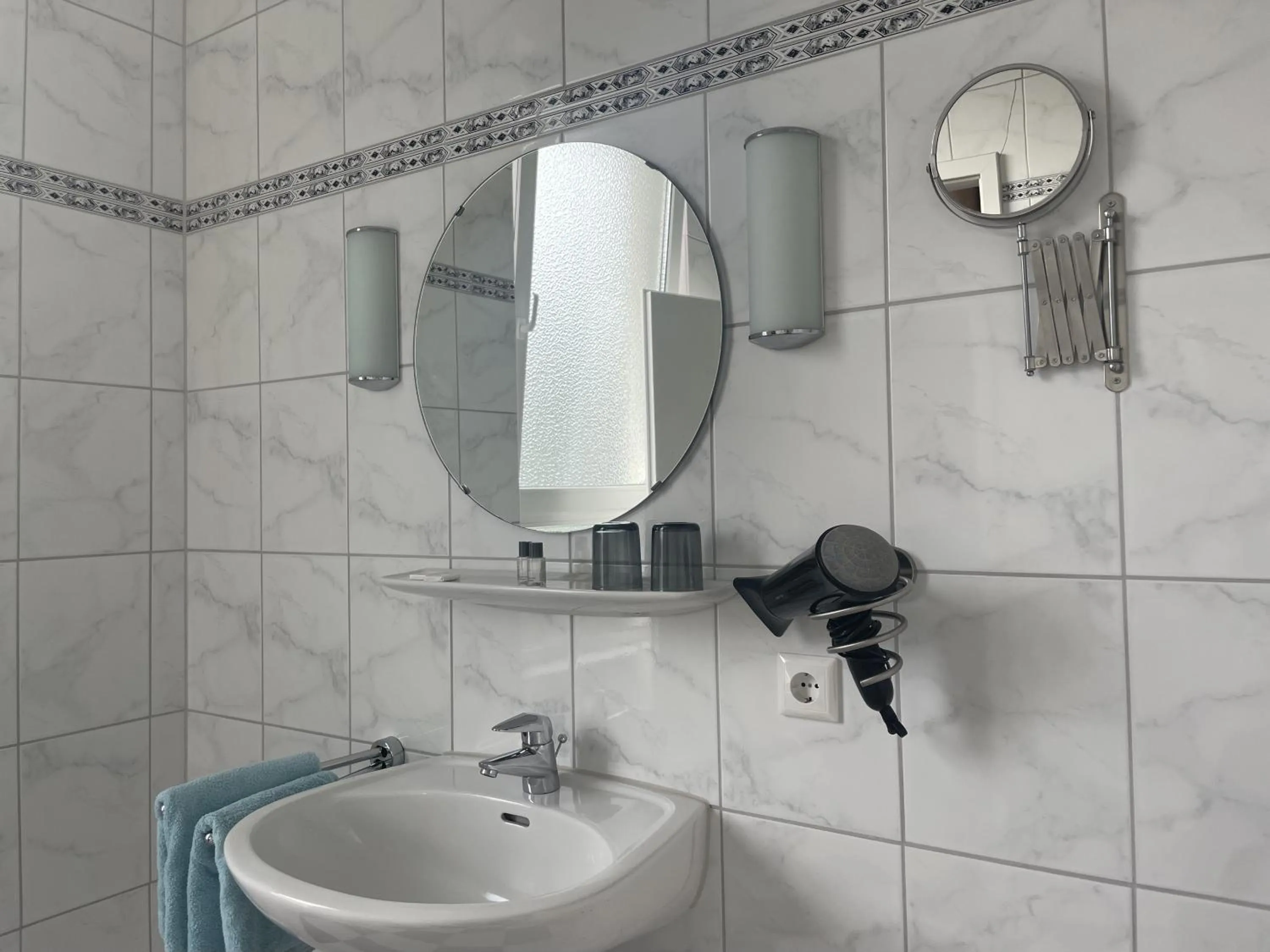 Shower in Hotel Deichvoigt