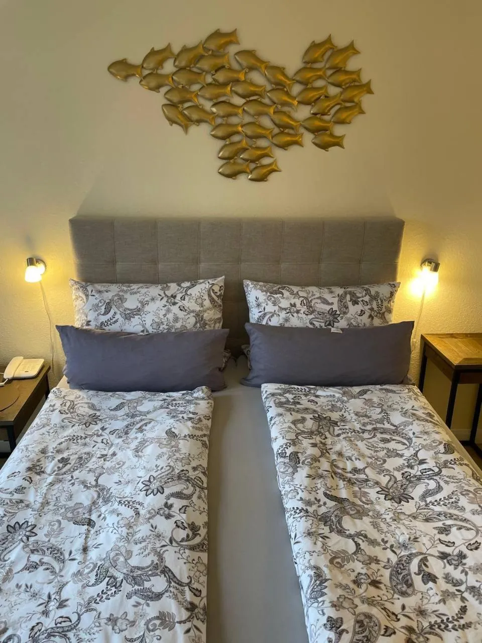 Bed in Hotel Deichvoigt