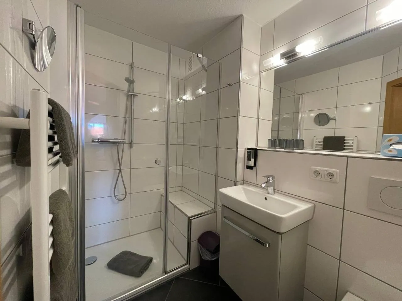 Shower in Hotel Deichvoigt