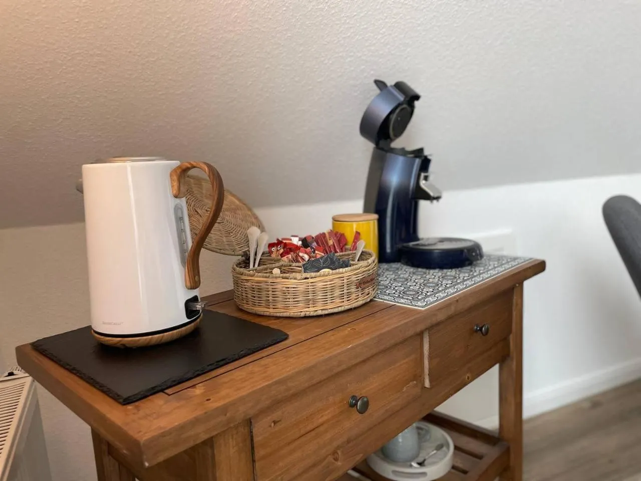 Coffee/tea facilities in Hotel Deichvoigt