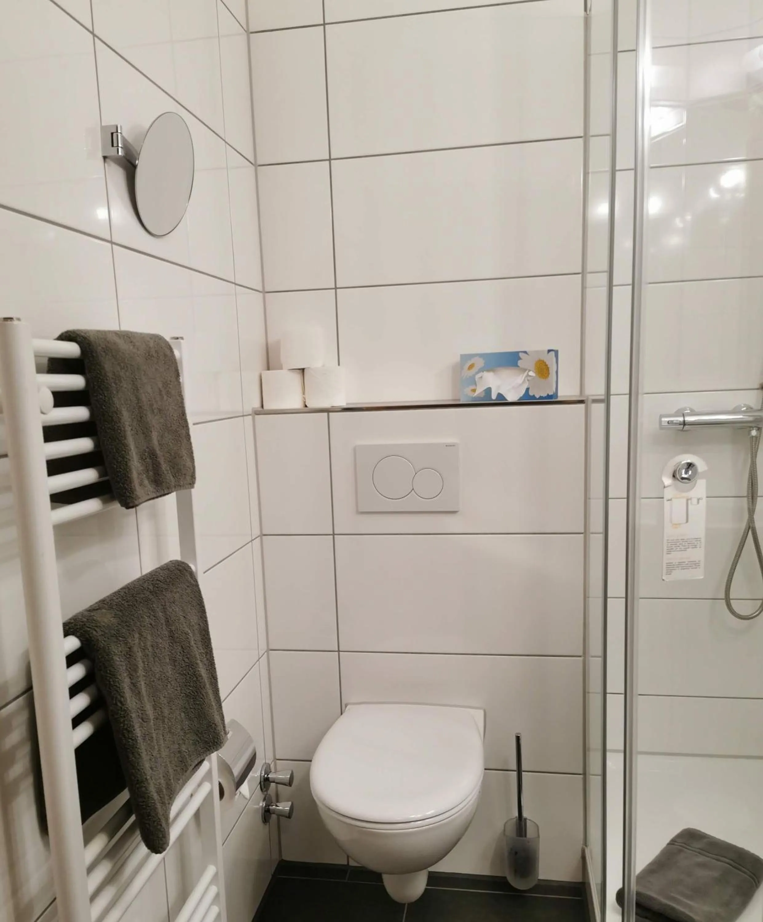 Shower in Hotel Deichvoigt