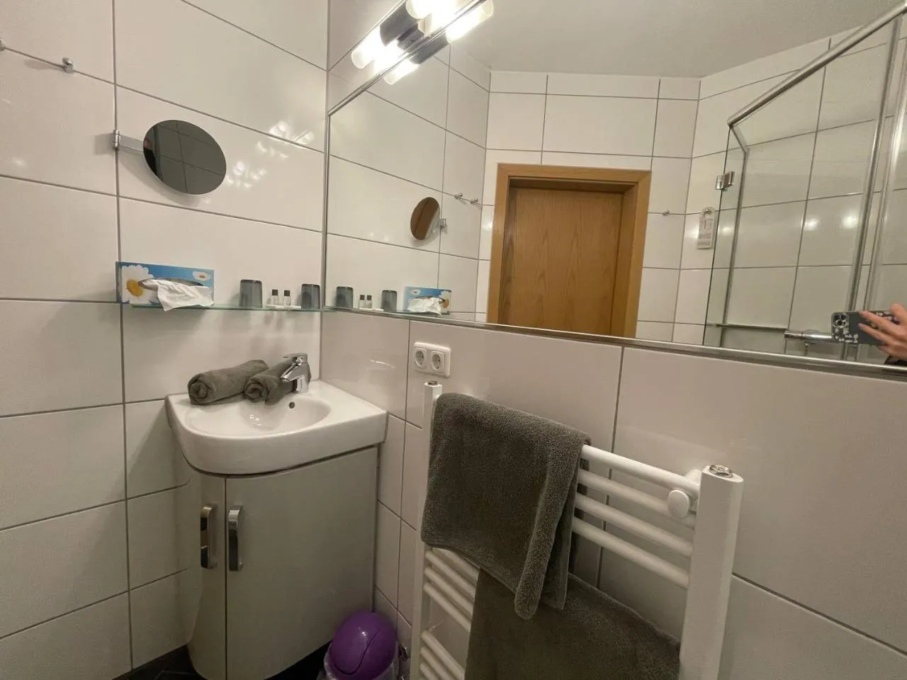 Shower in Hotel Deichvoigt