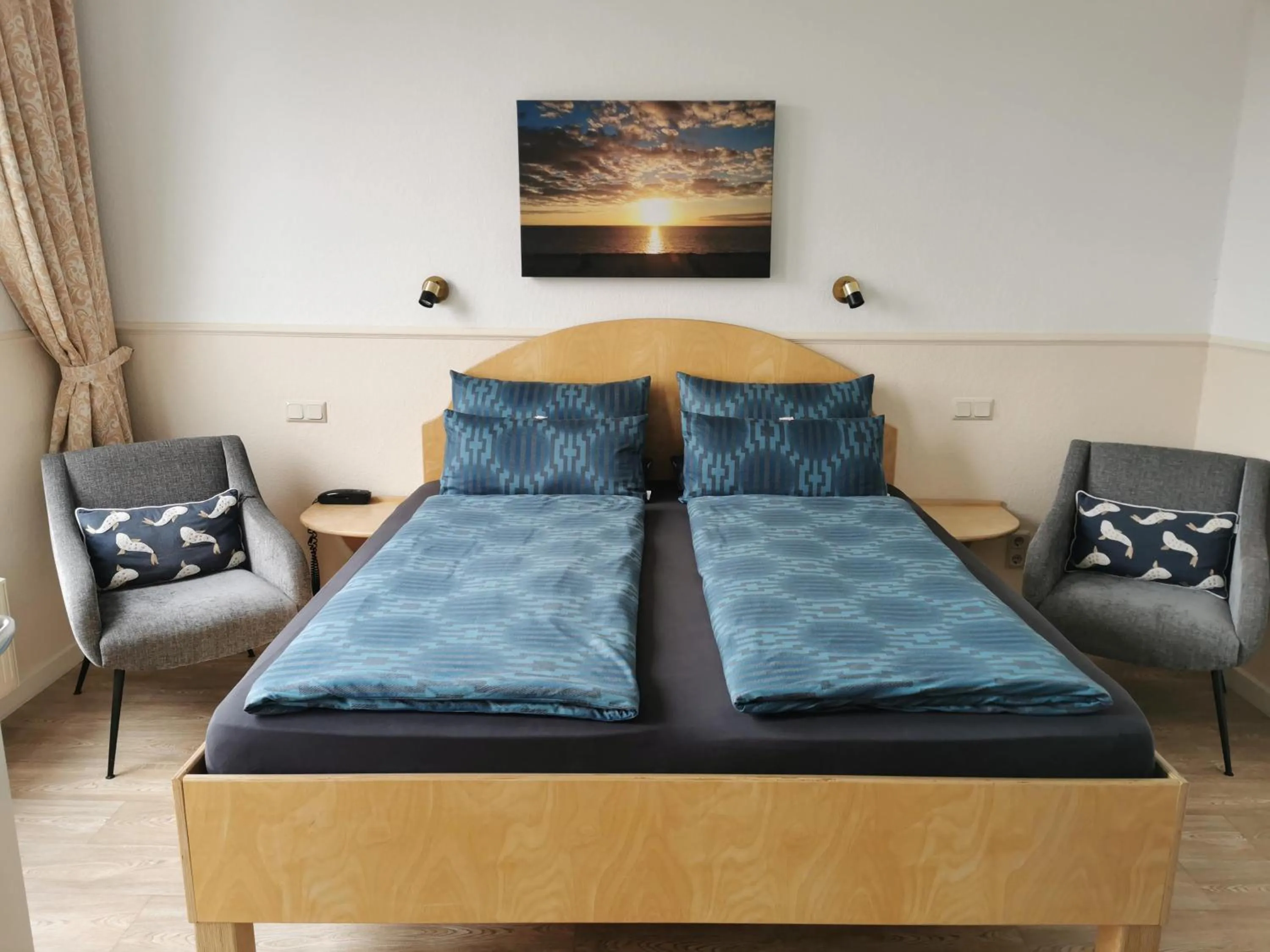 Bed in Hotel Deichvoigt