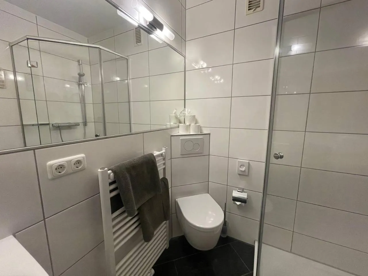 Shower in Hotel Deichvoigt