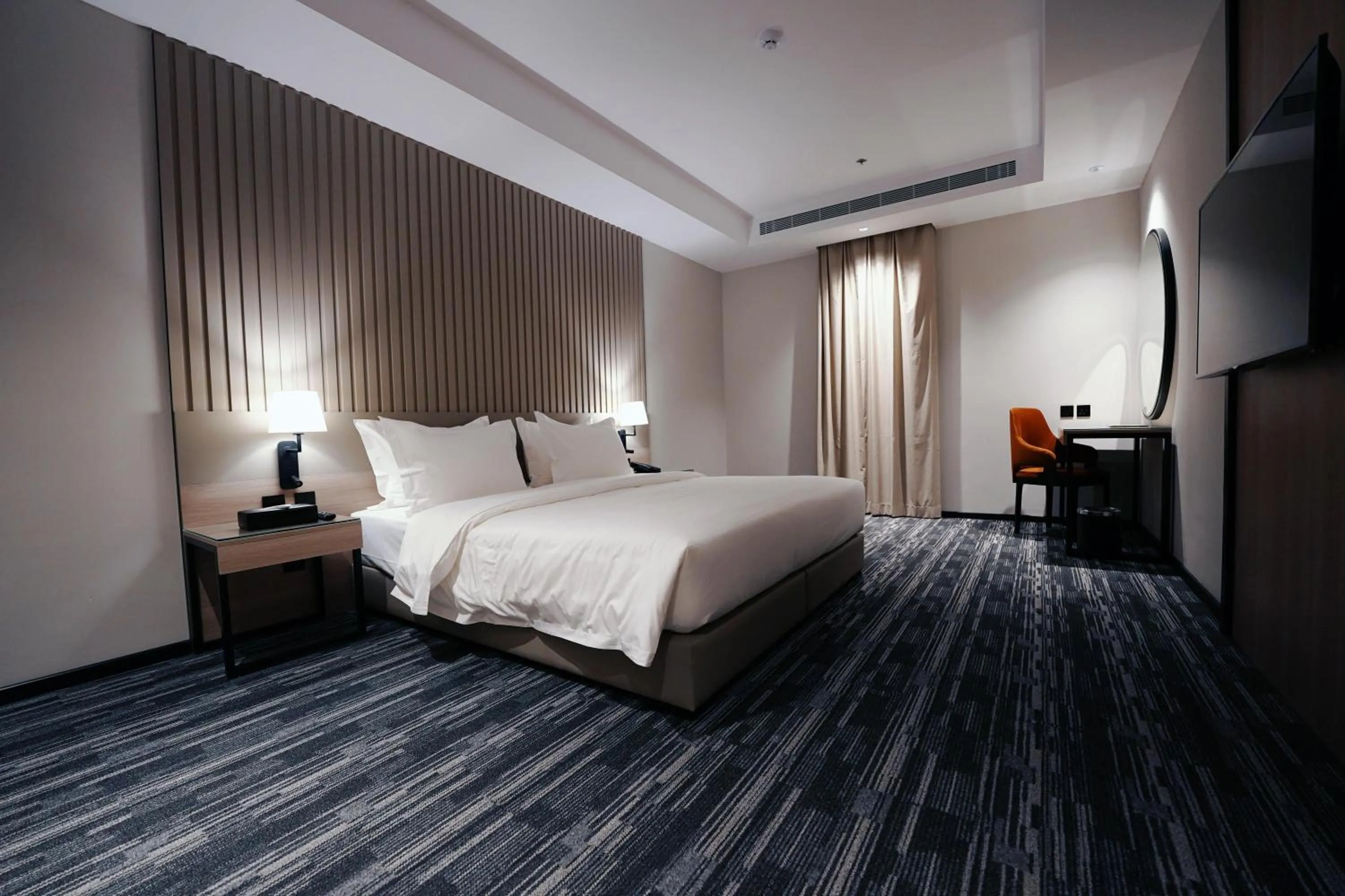 TV and multimedia, Bed in Manazel Aldiafah serviced Apartments AlSulymaniyah