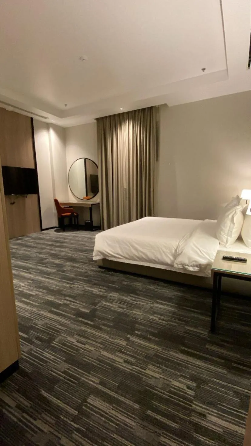 Bedroom, Bed in Manazel Aldiafah serviced Apartments AlSulymaniyah