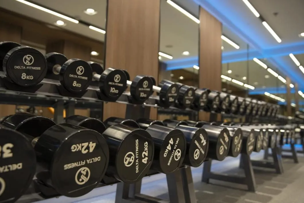 Fitness centre/facilities in Manazel Aldiafah serviced Apartments AlSulymaniyah
