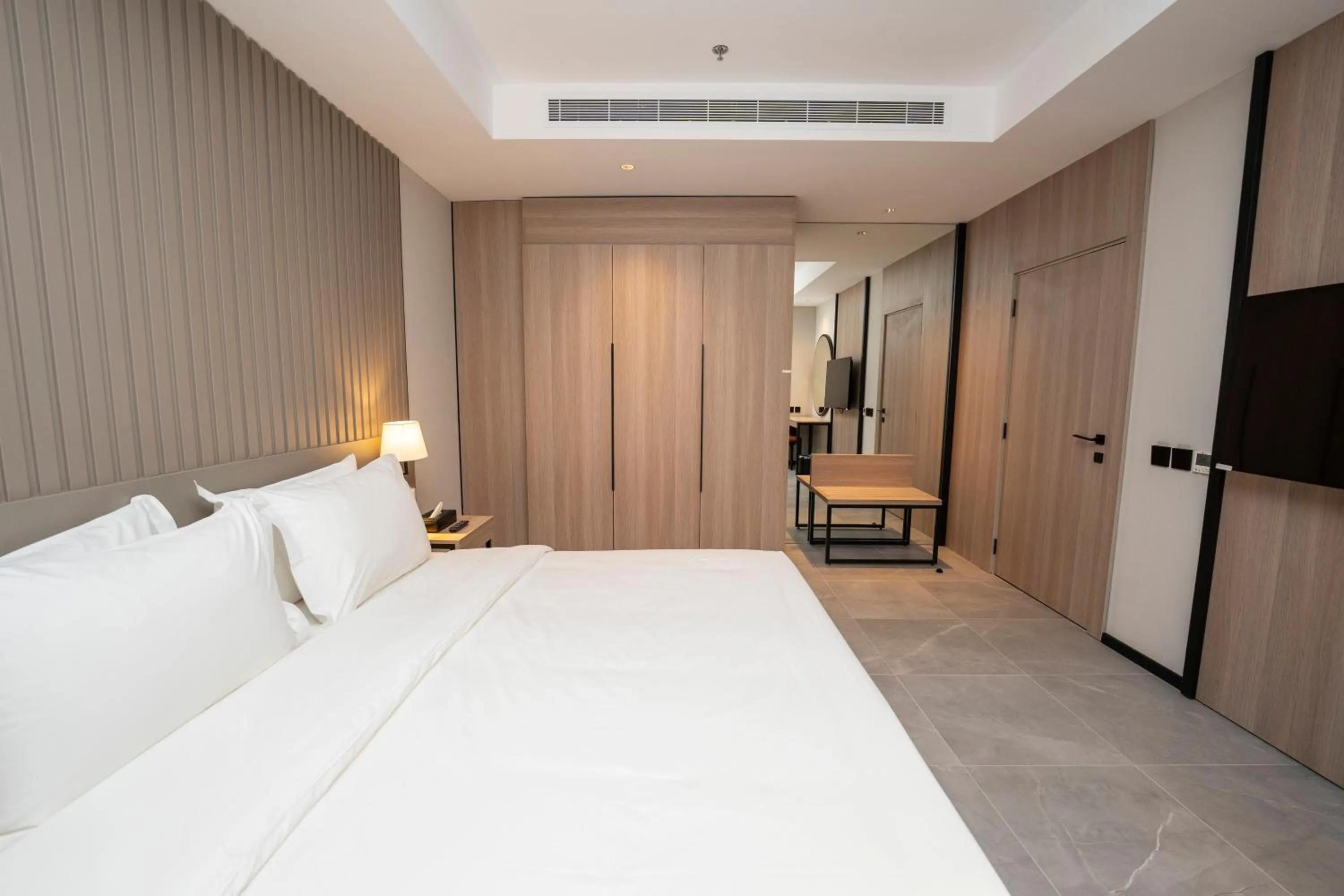 Bedroom, Bed in Manazel Aldiafah serviced Apartments AlSulymaniyah