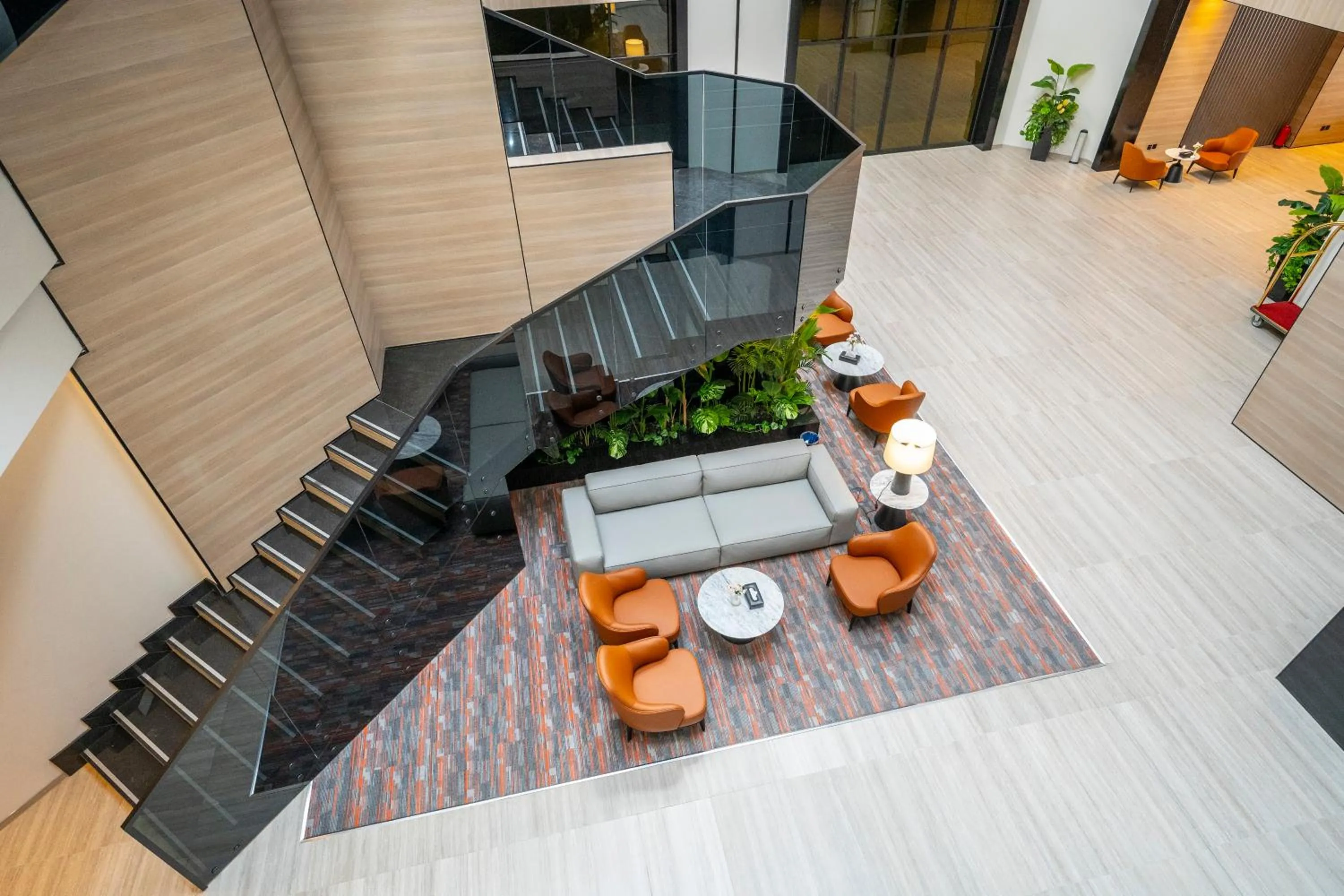 Lobby or reception in Manazel Aldiafah serviced Apartments AlSulymaniyah