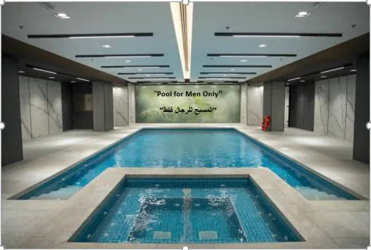 Swimming pool in Manazel Aldiafah serviced Apartments AlSulymaniyah