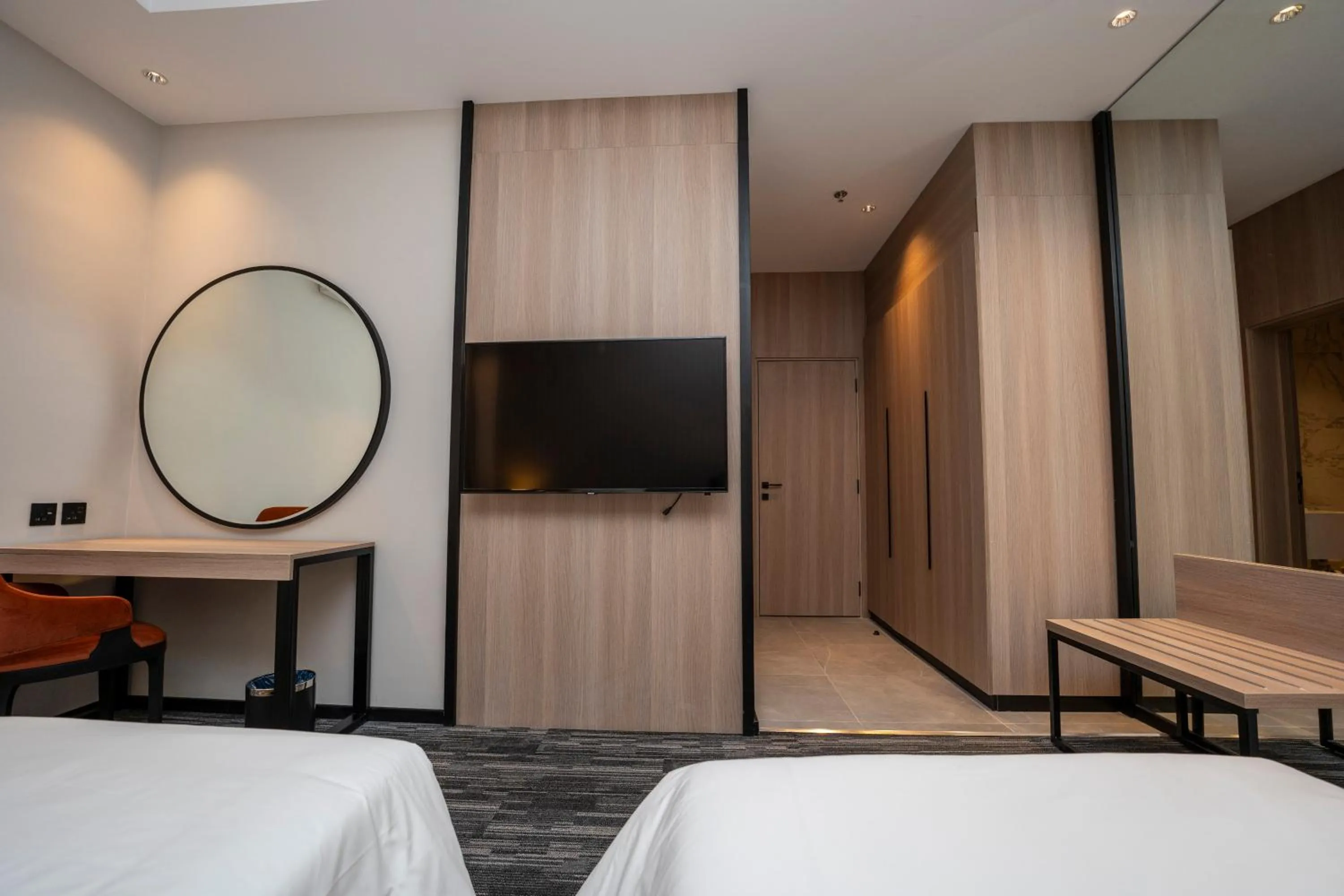 Bed in Manazel Aldiafah serviced Apartments AlSulymaniyah