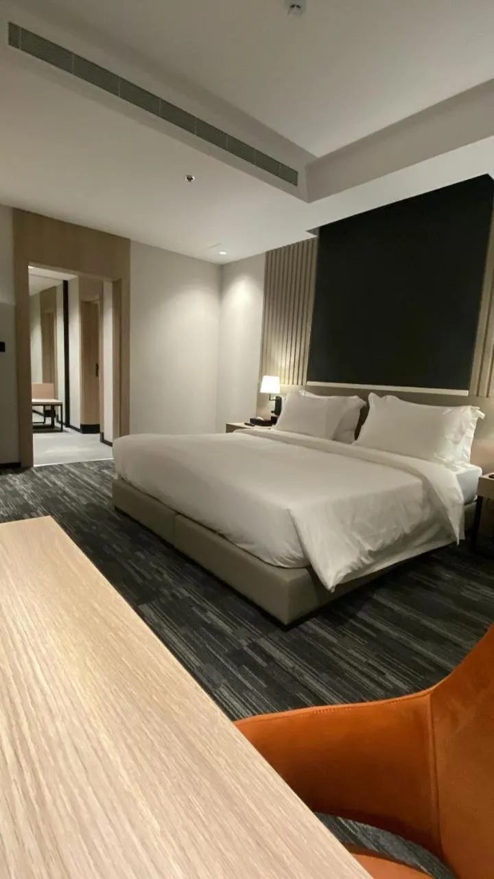 Bedroom, Bed in Manazel Aldiafah serviced Apartments AlSulymaniyah