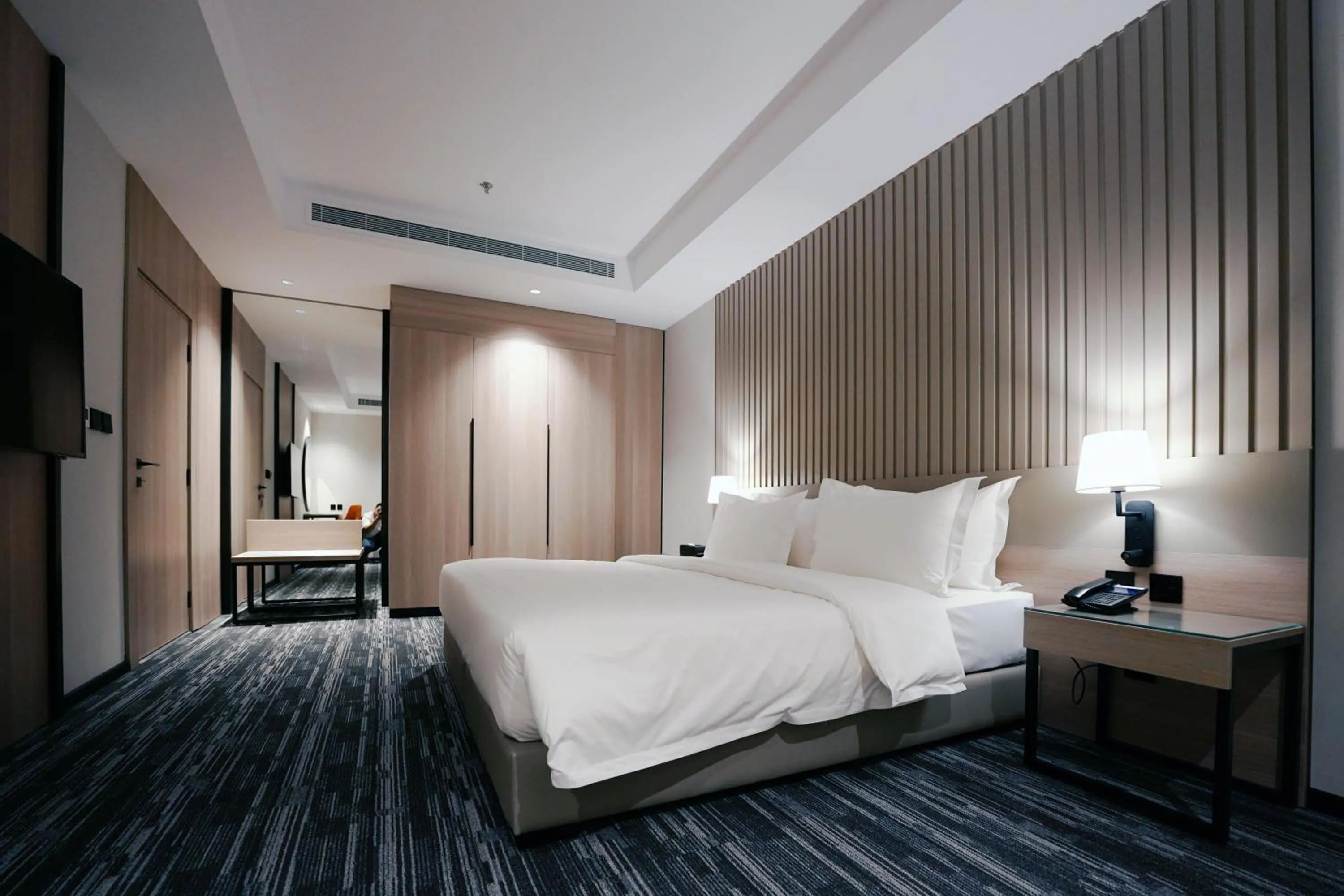 Bedroom, Bed in Manazel Aldiafah serviced Apartments AlSulymaniyah