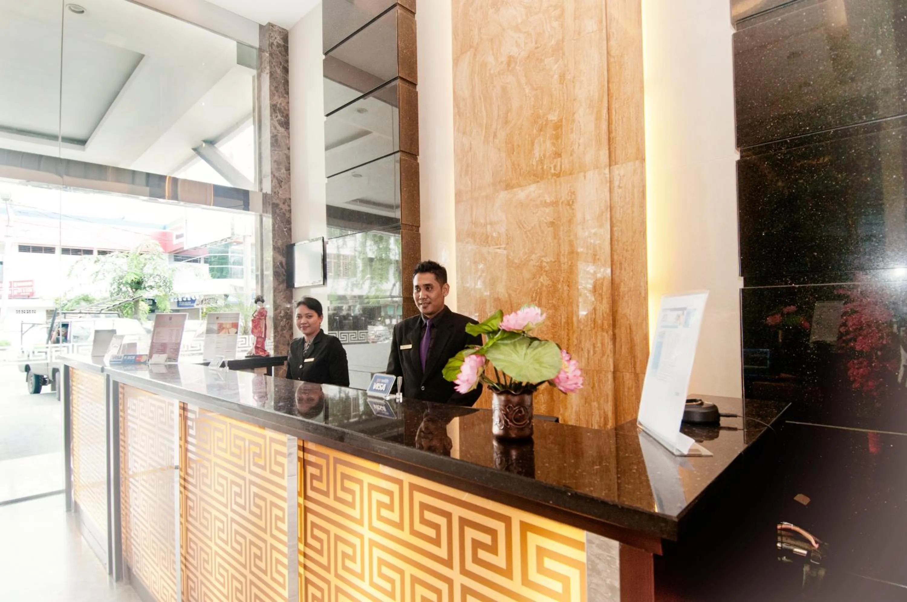 Lobby or reception in Grand Sakura Hotel