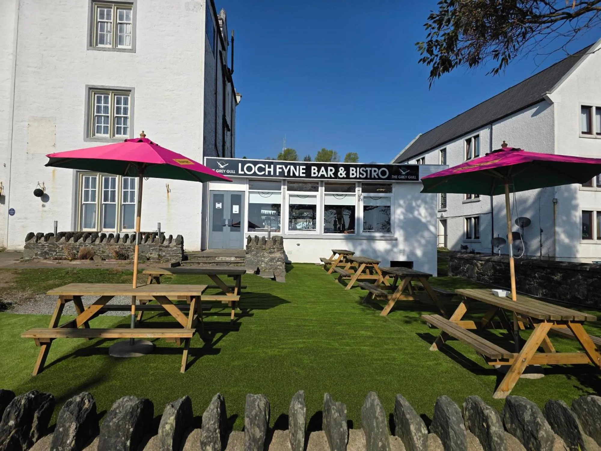 Garden in The Grey Gull Hotel