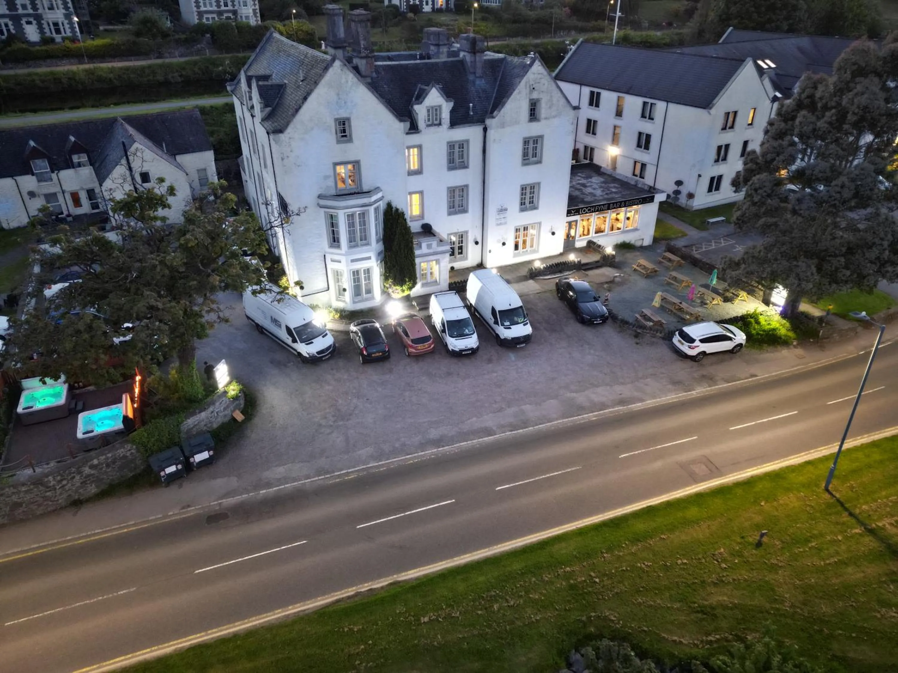 Bird's eye view in The Grey Gull Hotel