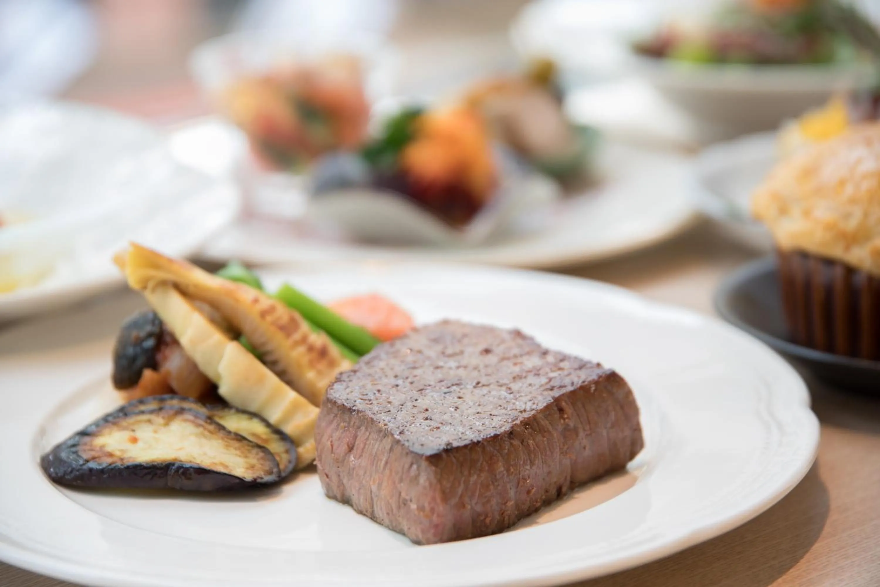 Food close-up in Okayama View Hotel